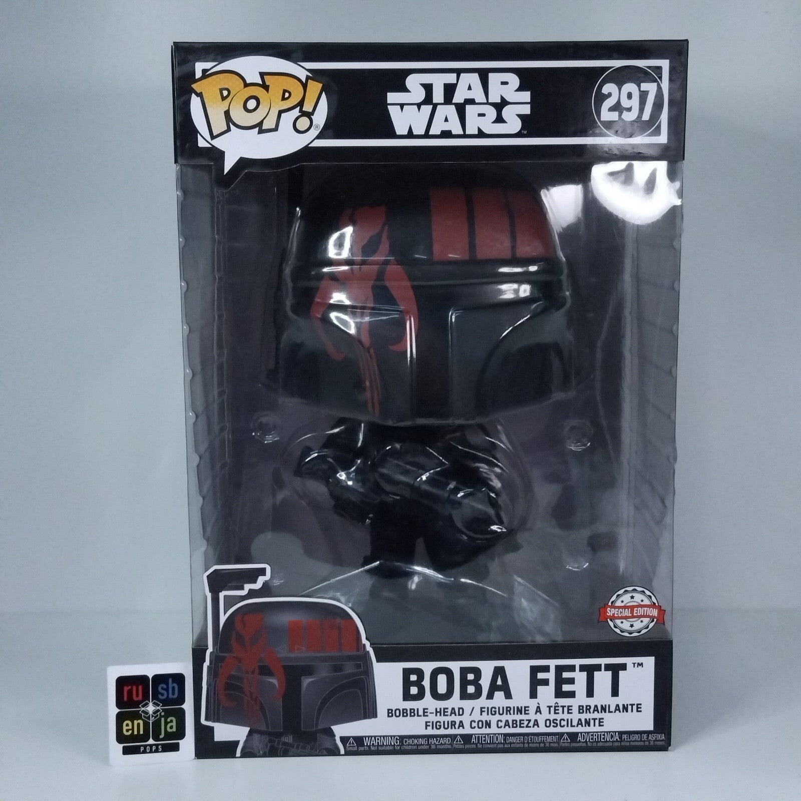 Funko Pop! Star Wars Boba Fett Futura 10" Inch - Black #297