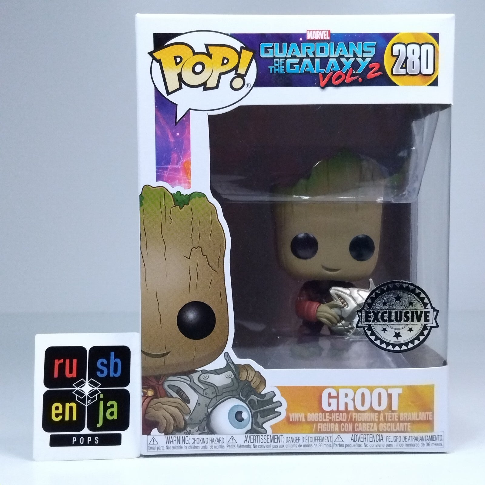Funko Pop! Marvel Guardians of the Galaxy Groot with Eye Exclusive #280