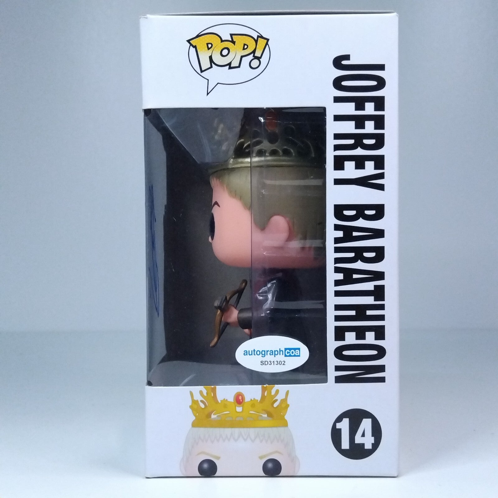 Funko Pop! TV Game of Thrones - Joffrey Baratheon Signed Jack Gleeson COA #14 WS