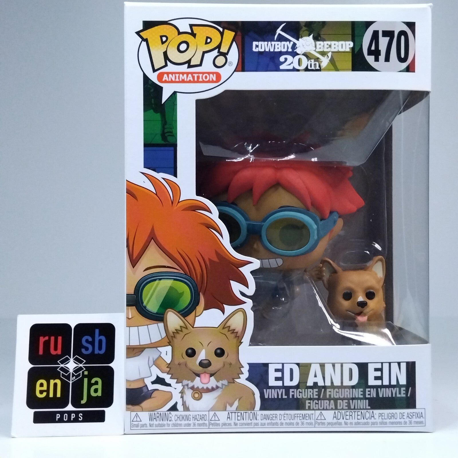 Funko Pop! Anime Cowboy Bebop 20th Ed And Ein #470