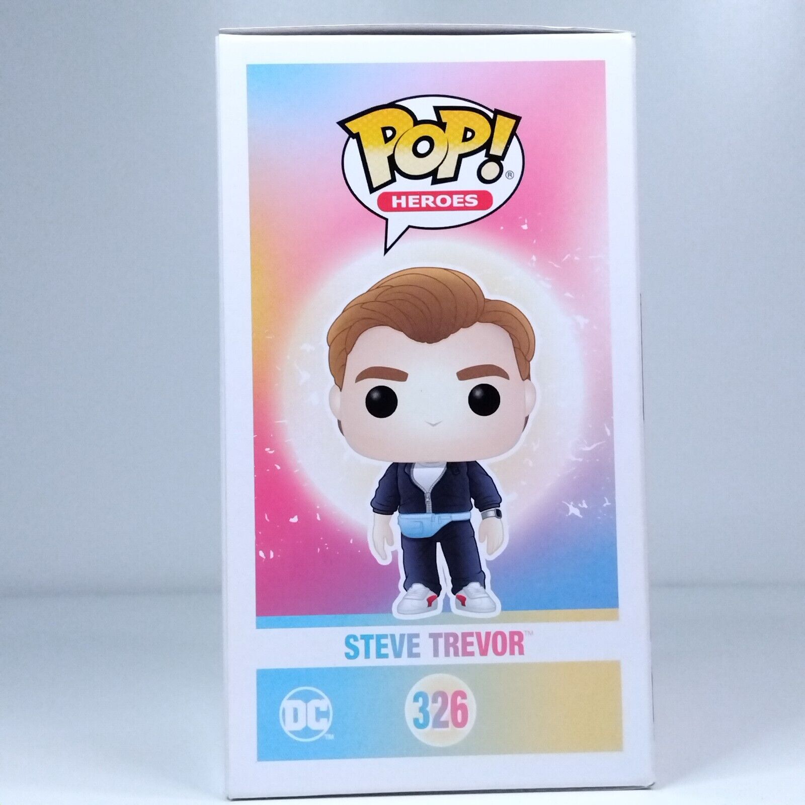 Funko Pop! DC Heroes Wonder Woman Steve Trevor Signed Chris Pine COA #326 WS