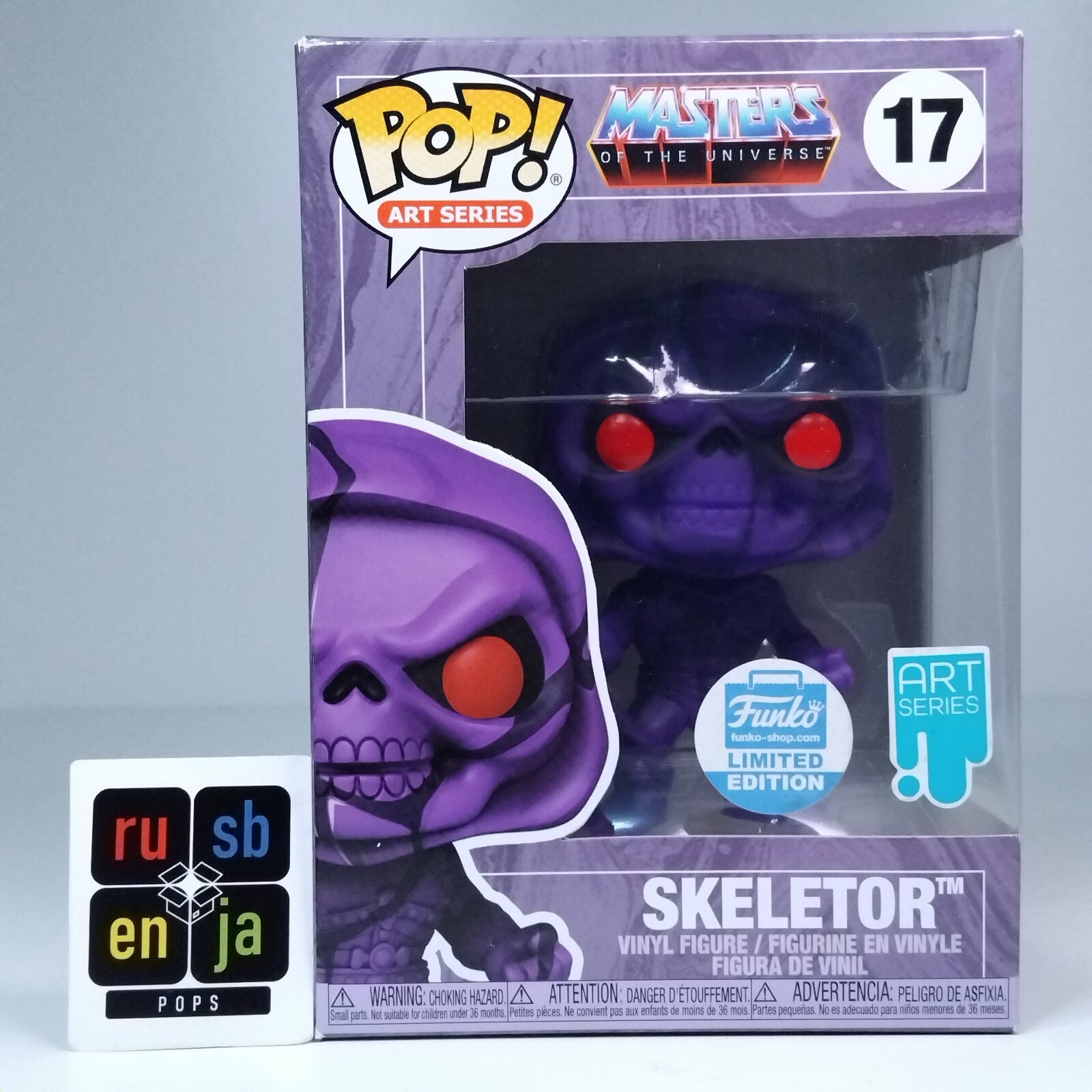 Funko Pop! Retro TV MOTU Master of the Universe Art Series Skeletor #17