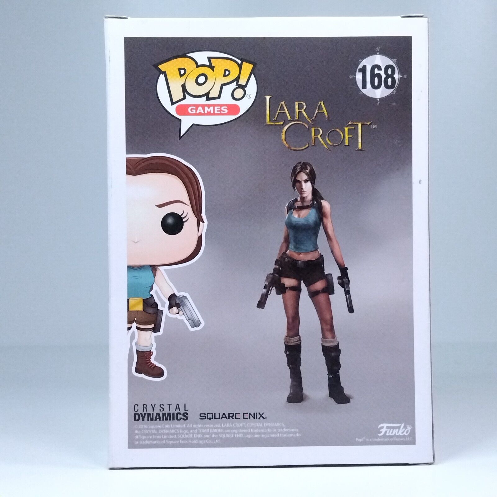 Funko Pop! Games Lara Croft Signed Shelley Blond Voice Actor 1996 COA #168