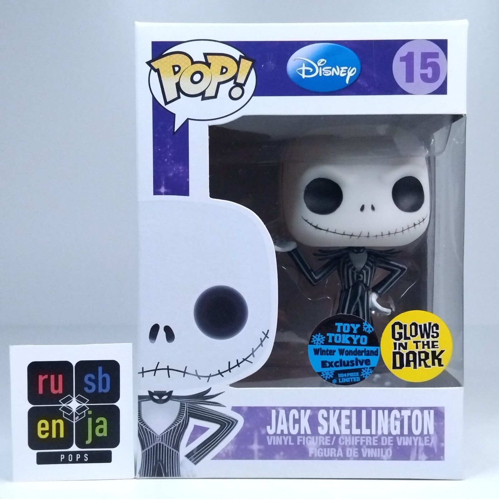 Funko Pop! Disney Nightmare Before Christmas Jack Skellington Glows 504 Pcs #15