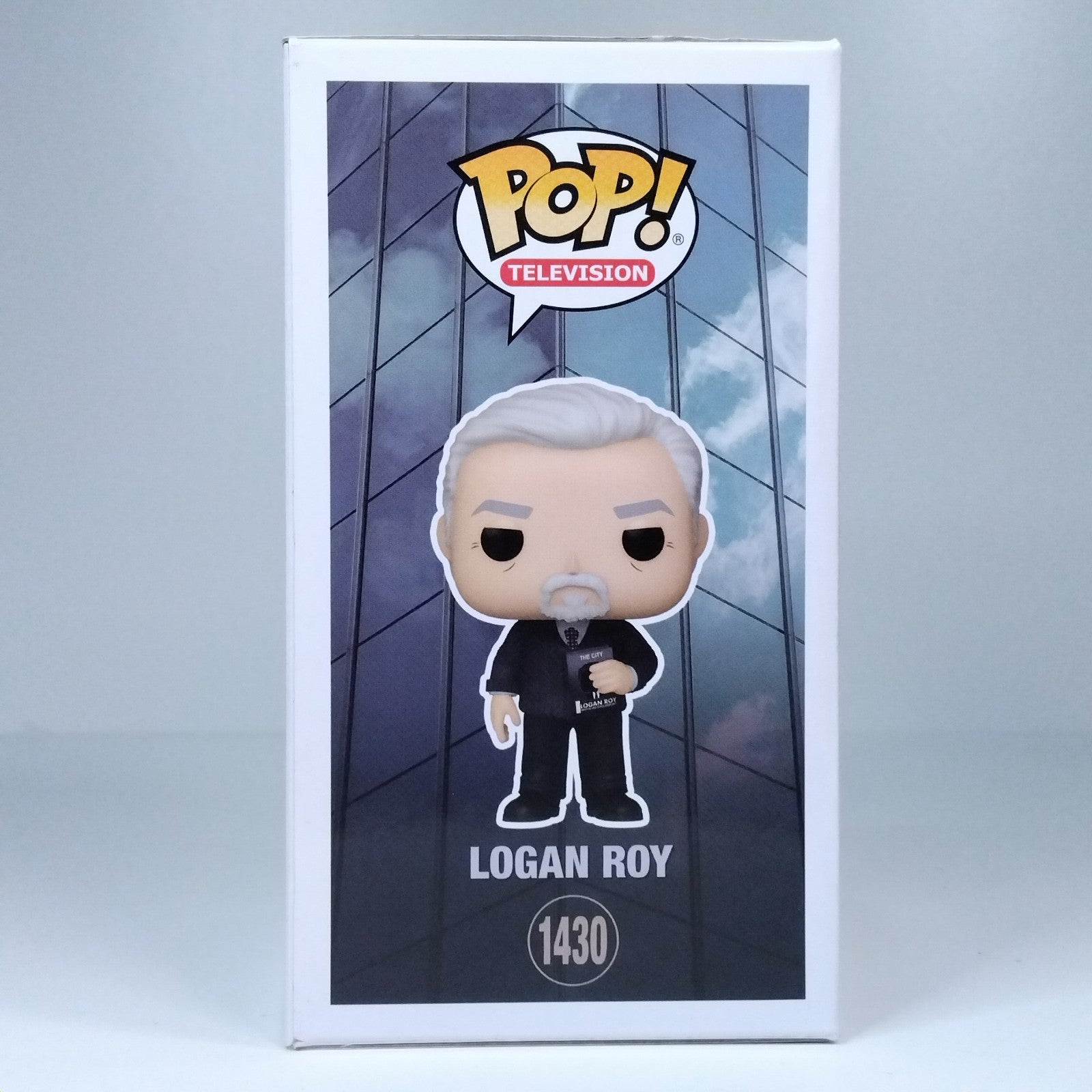 Funko Pop! TV Succession Logan Roy Signed & Quoted Brian Cox COA #1430