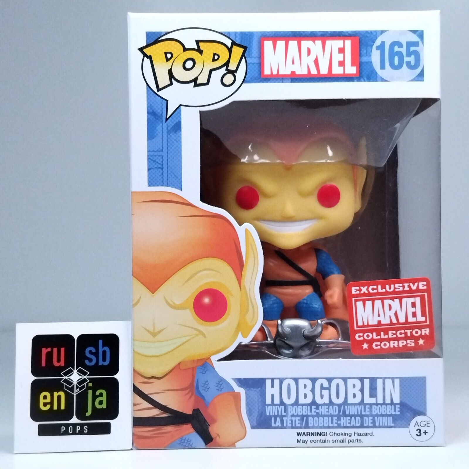 Funko Pop! Marvel Hobgoblin Collector Corps Exclusive #165