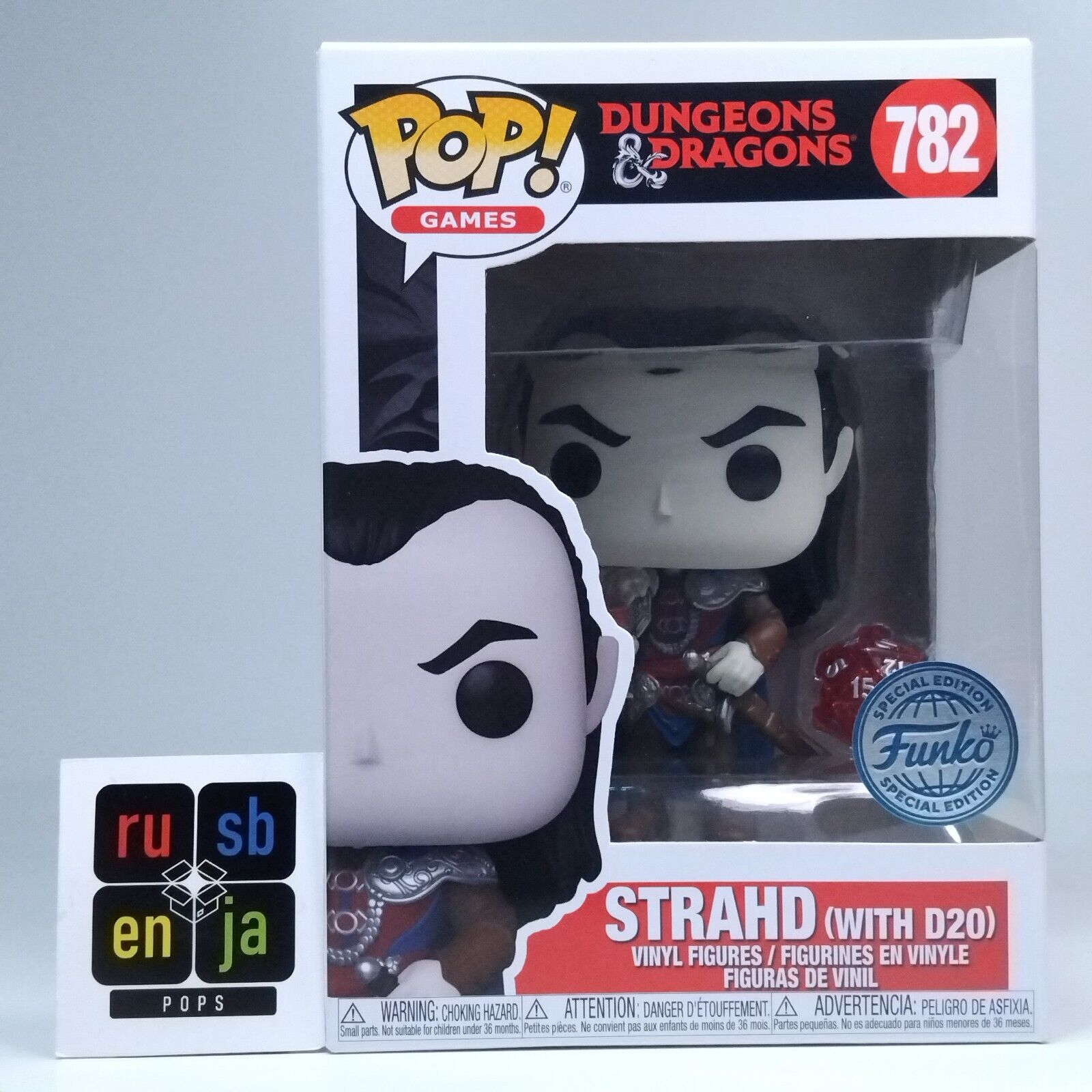 Funko Pop! Games Dungeons & Dragons Strahd with D20 Special Edition #782