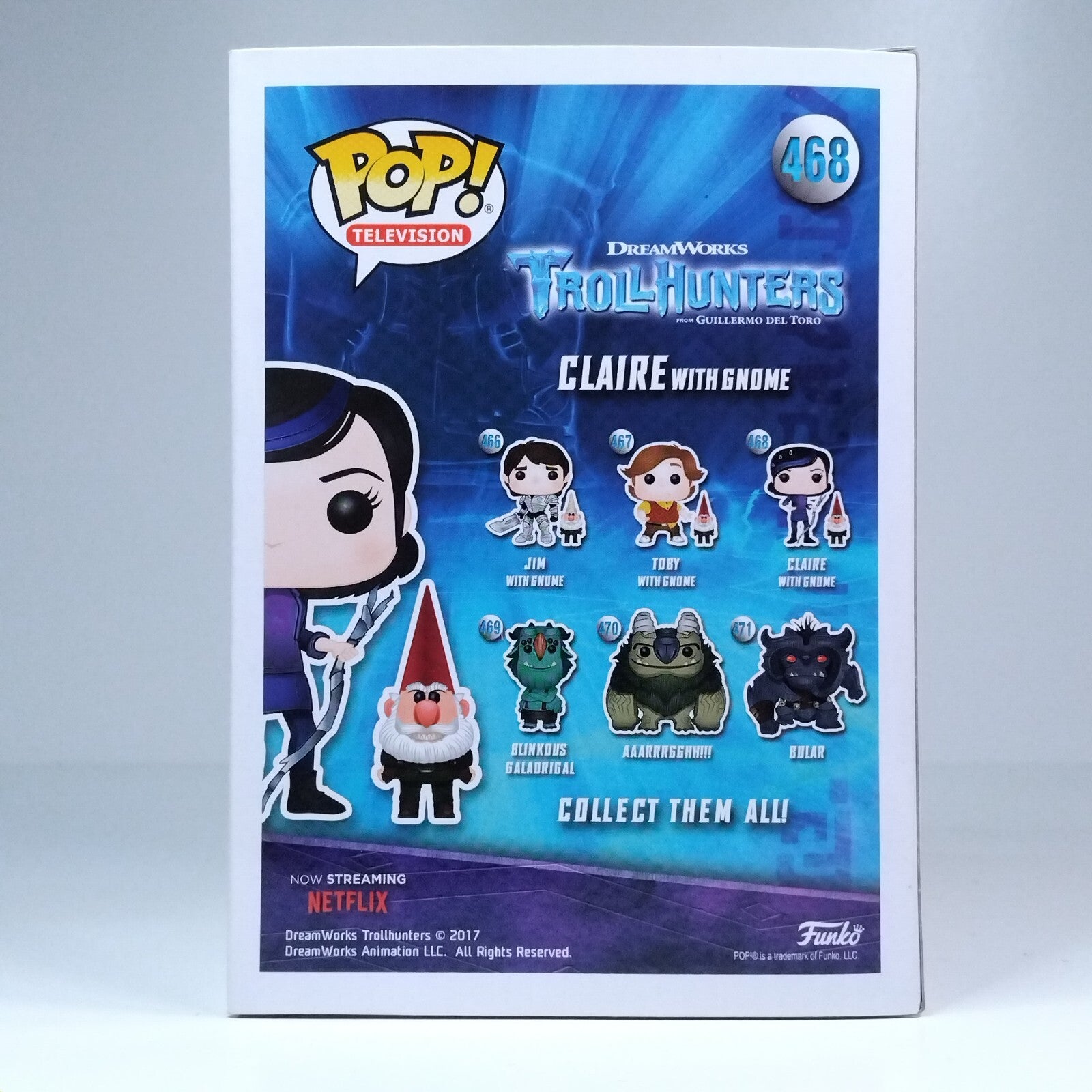Funko Pop! TV Troll Hunters Claire With Gnome #468