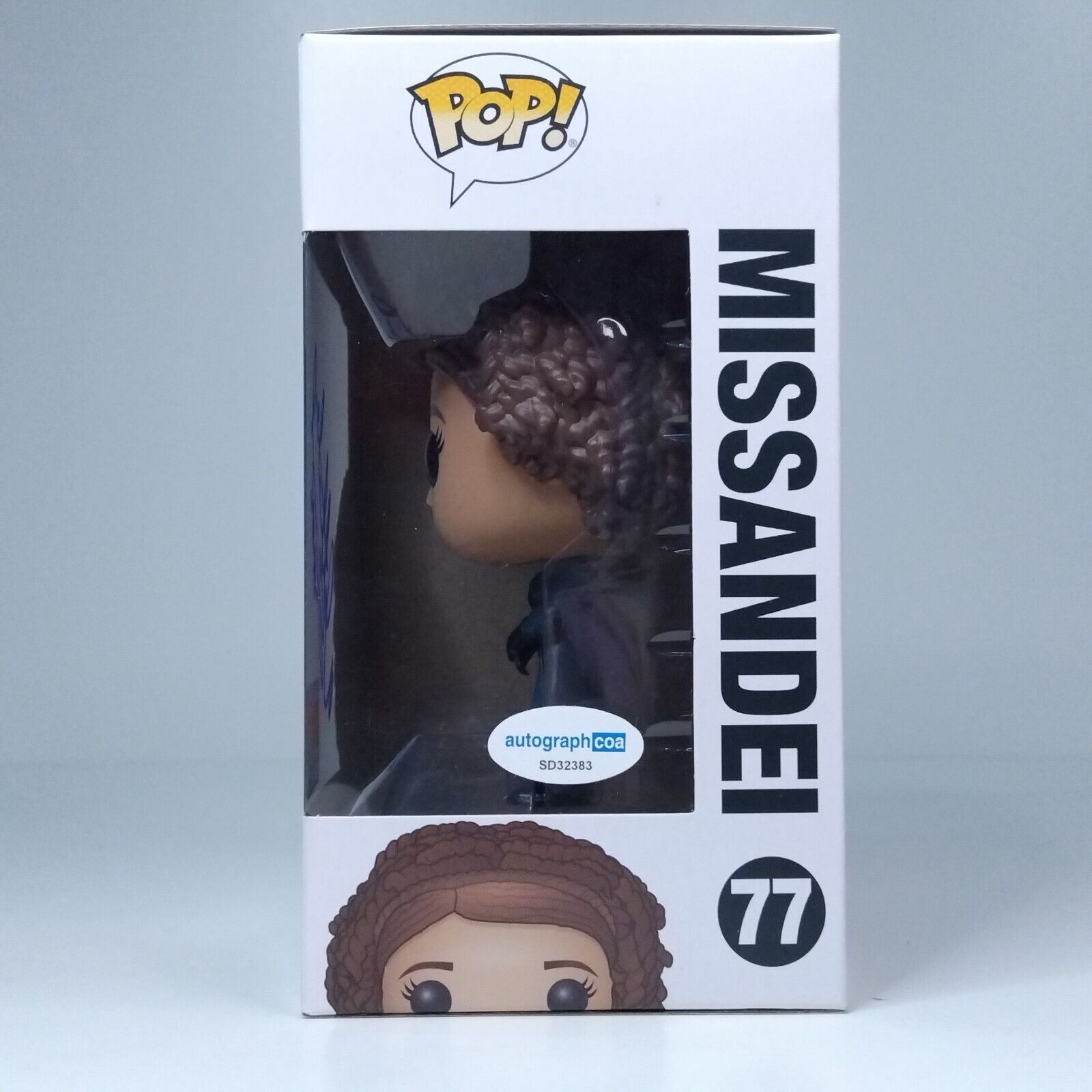Funko Pop! TV Game of Thrones Missandei Signed Nathalie Emmanuel COA #77 WS