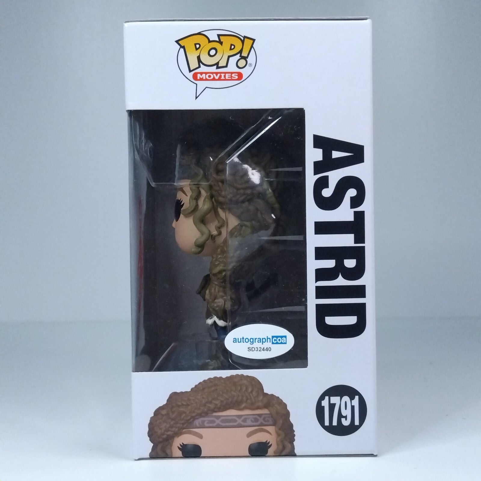 Funko Pop! How to Train Your Dragon - Astrid Signed Nico Parker COA #1791 WS