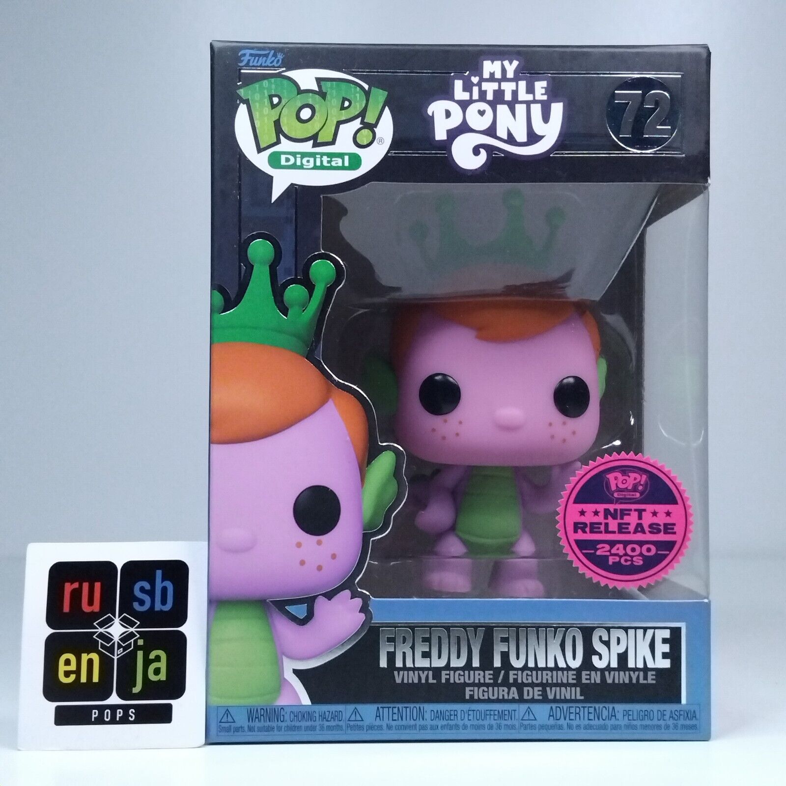 Funko Pop! Digital My Little Pony MLP Freddy Funko as Spike 2,400 Pcs #72