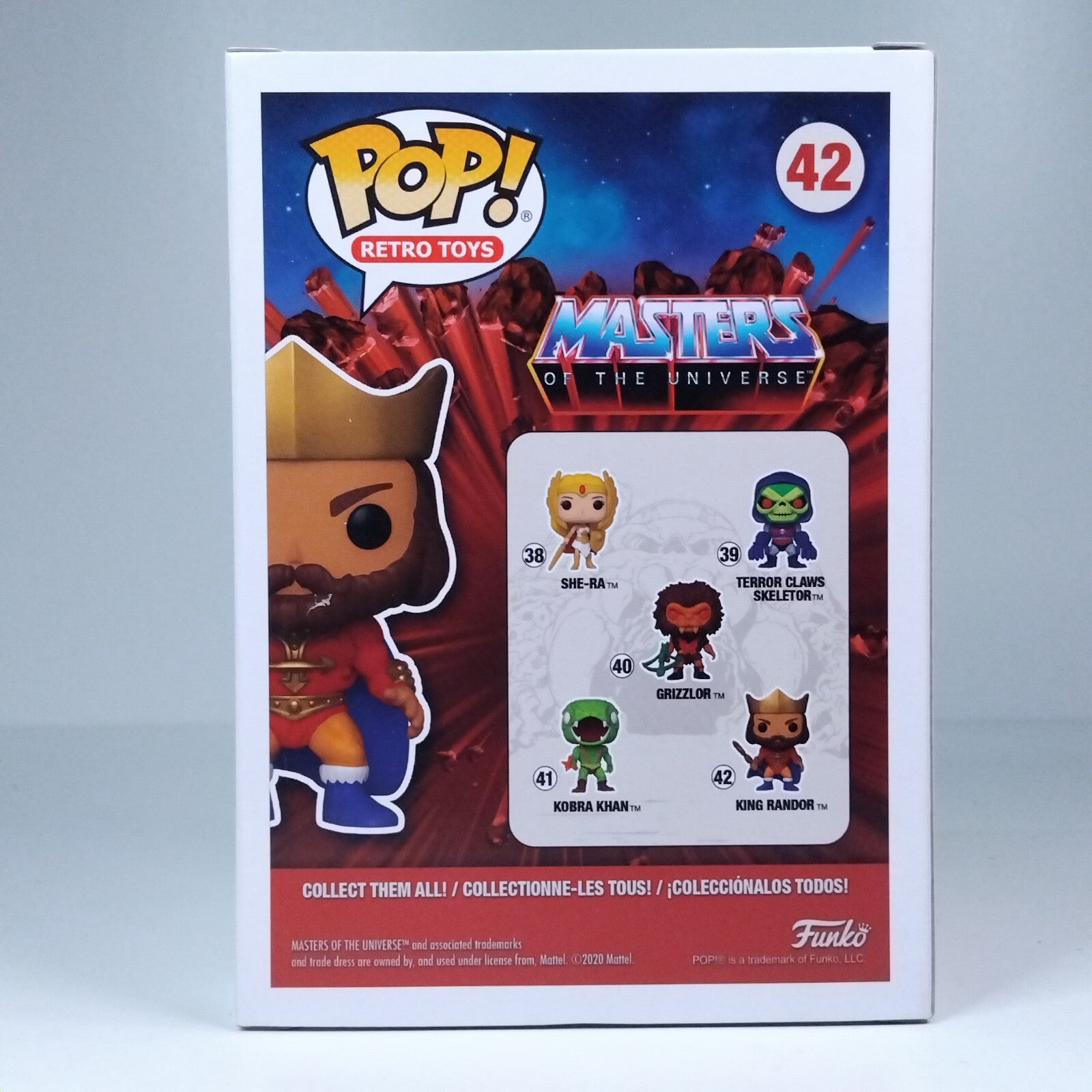 Funko Pop! MOTU Masters of Universe King Randor Signed James Purefoy #42 WS