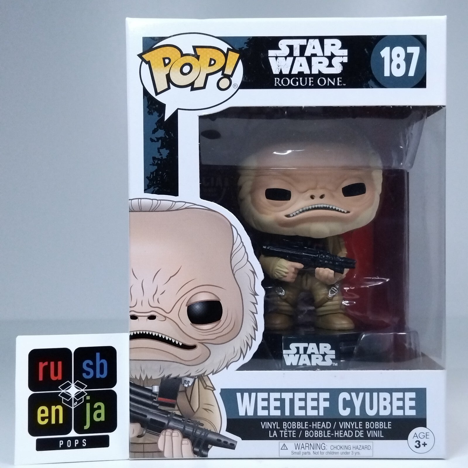 Funko Pop! Star Wars Rogue One Weeteef Cyubee #187