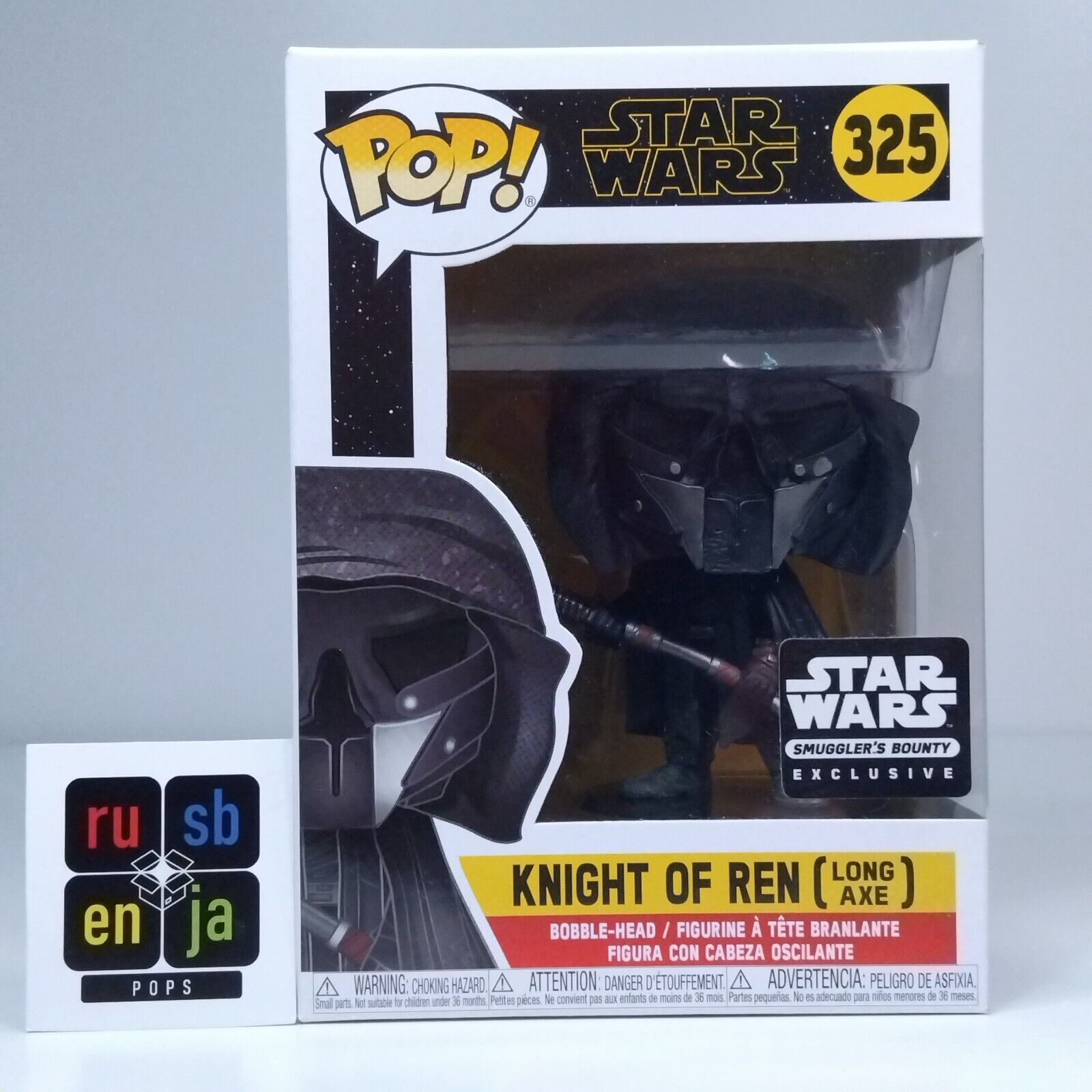 Funko Pop! Star Wars Knight of Ren Long Axe Smuggler's Bounty Exclusive #325