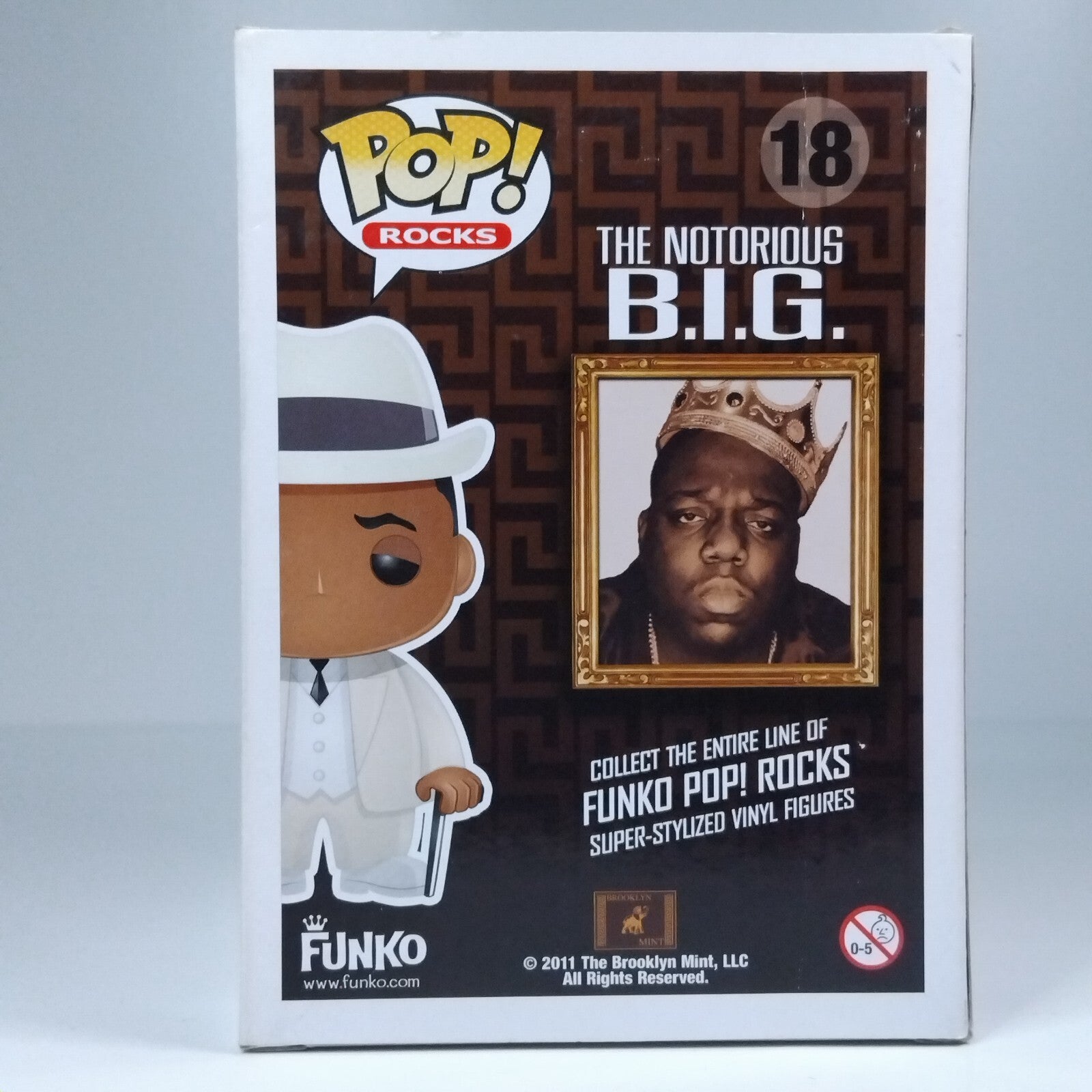 Funko Pop! Rocks Music The Notorious B.I.G BIG Metallic SDCC 240 Pcs #18
