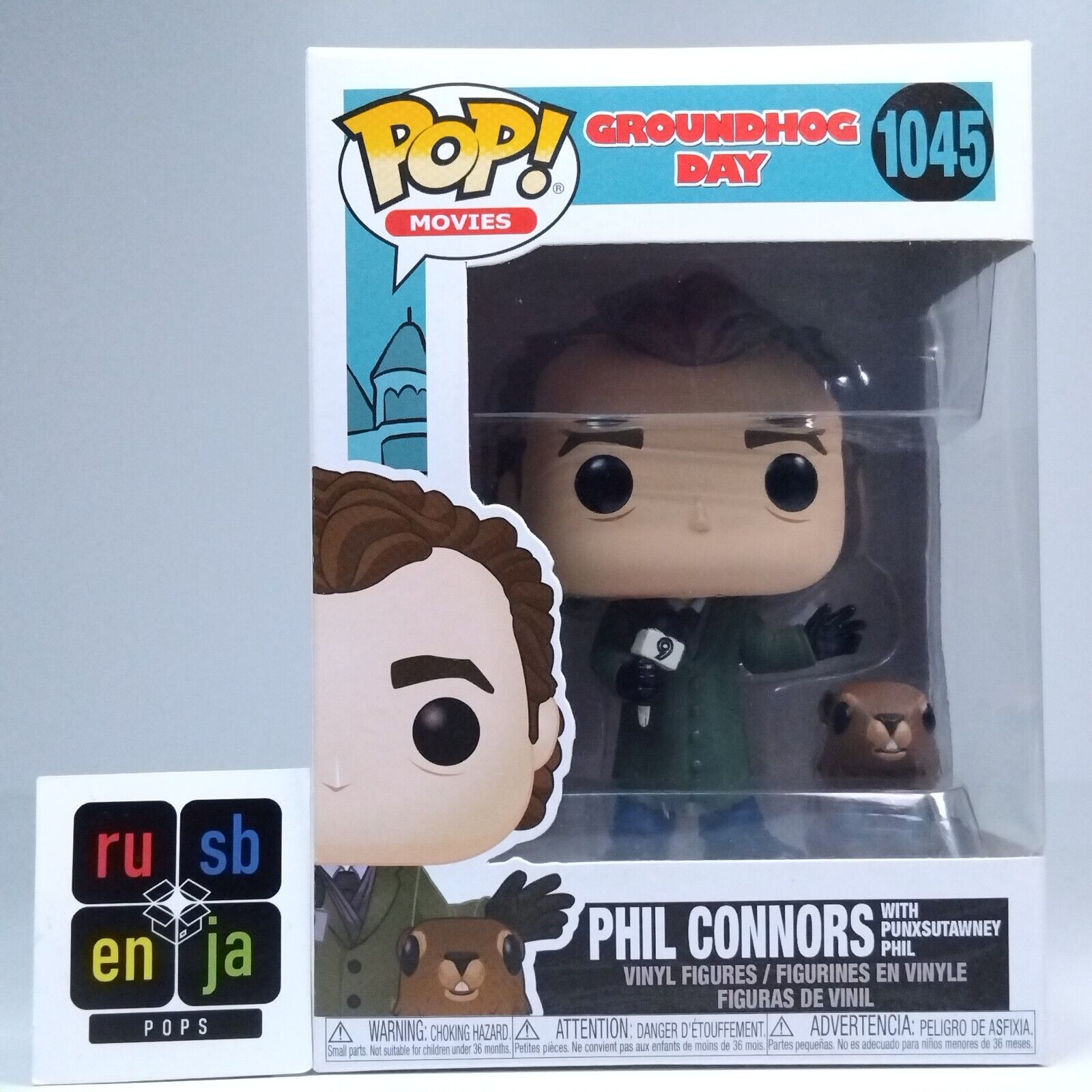 Funko Pop! Movies Groundhog Day Phil Connors with Punxsutawney Phil #1045