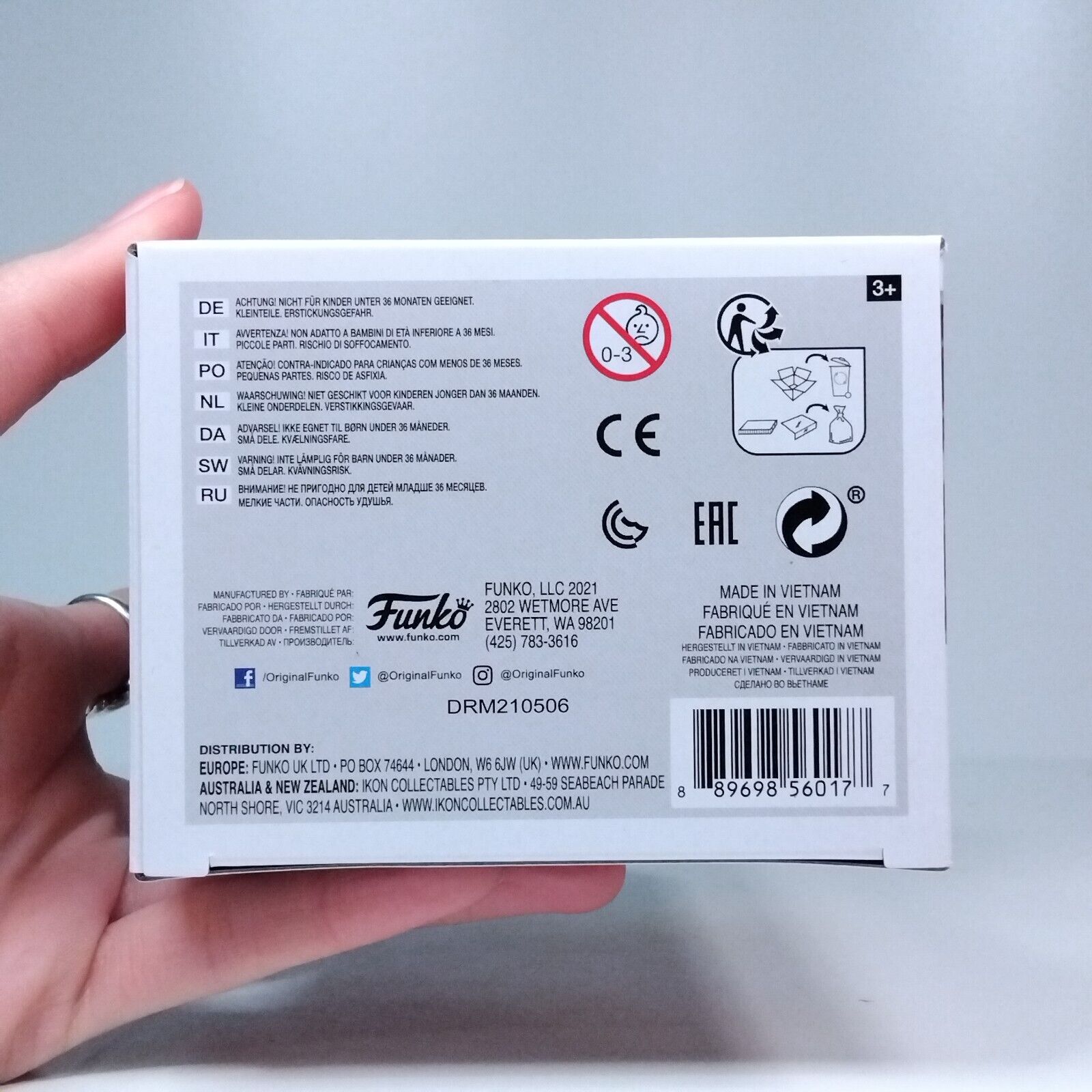 Funko Pop! DC Suicide Squad Polka-Dot Man Signed David Dastmalchian COA #1112