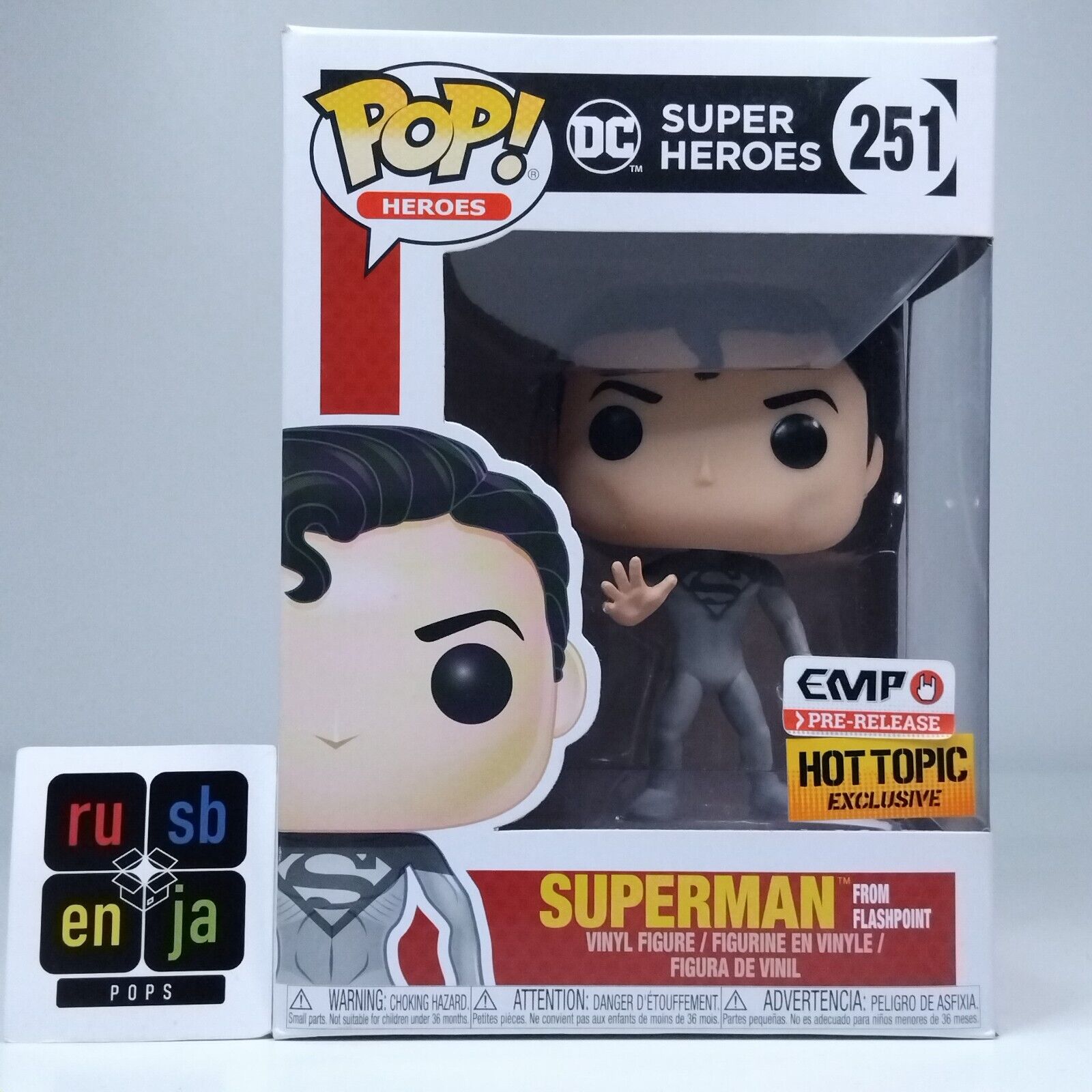 Funko Pop! DC Heroes Superman from Flashpoint Hot Topic #251