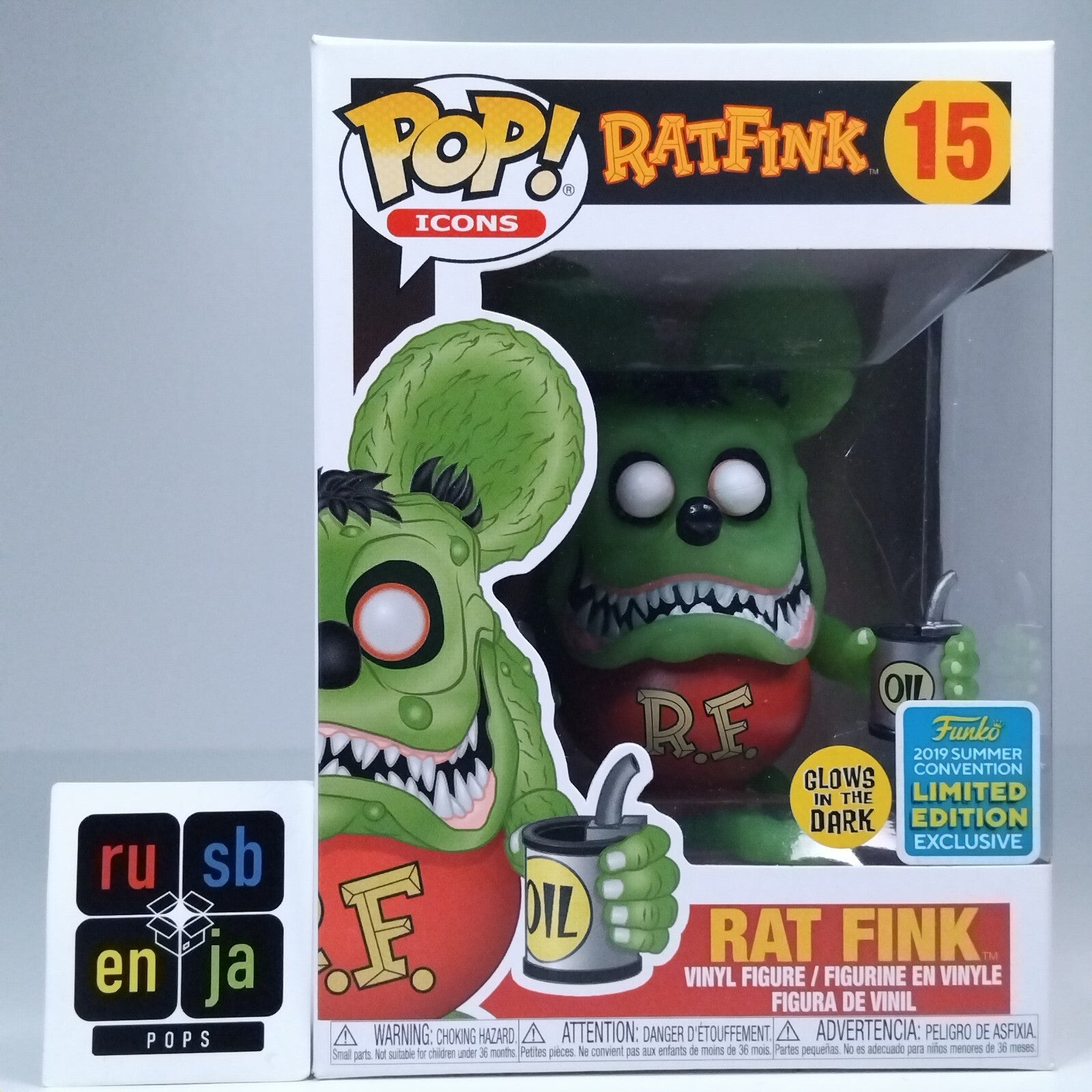 Funko Pop! Ad Icons Rat Fink Glows Limited Edition #15