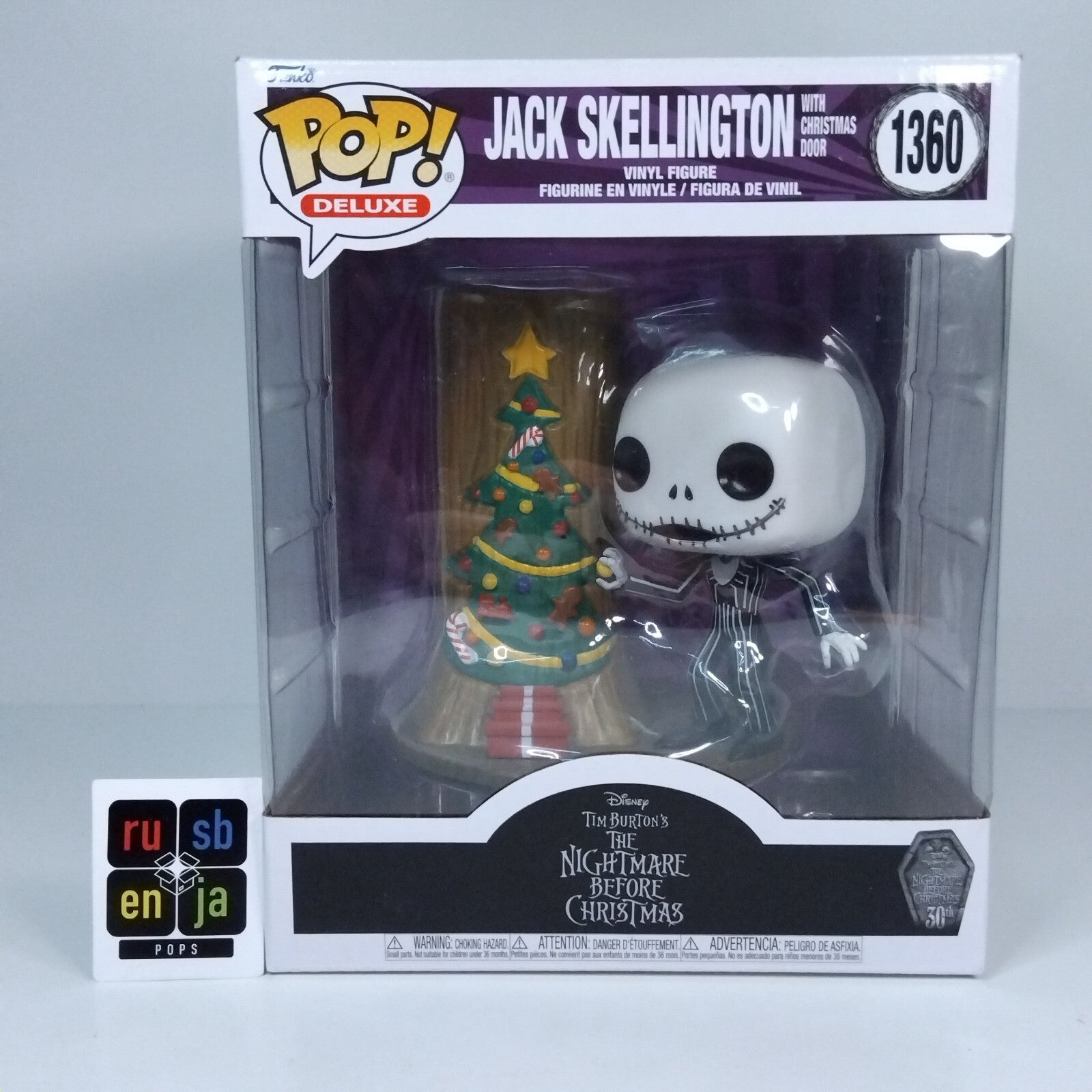 Funko Pop! Disney Deluxe TNBC Jack Skellington With Christmas Door #1360