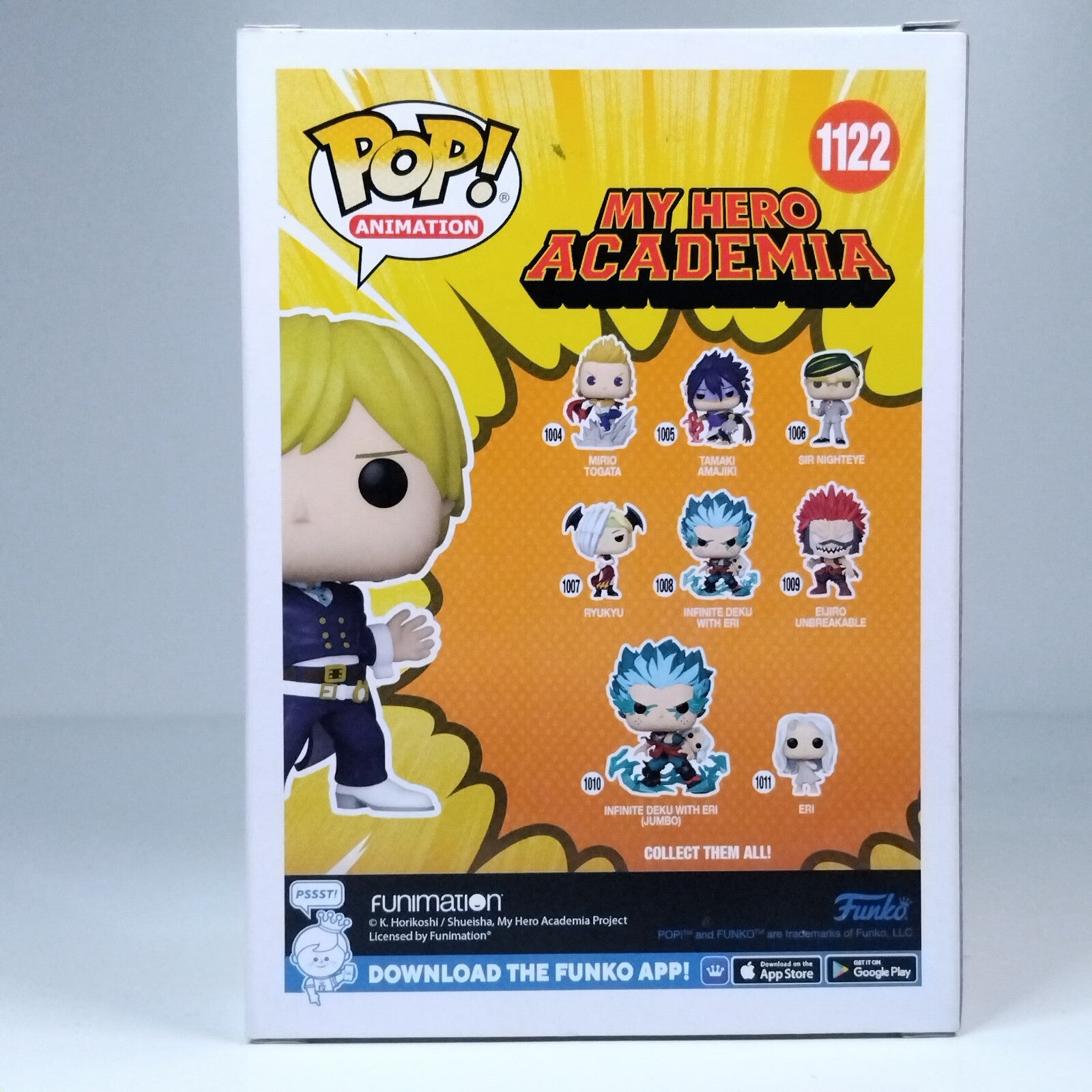 Funko Pop! Anime MHA My Hero Academia Neito Monoma Signed Austin Tindle #1122