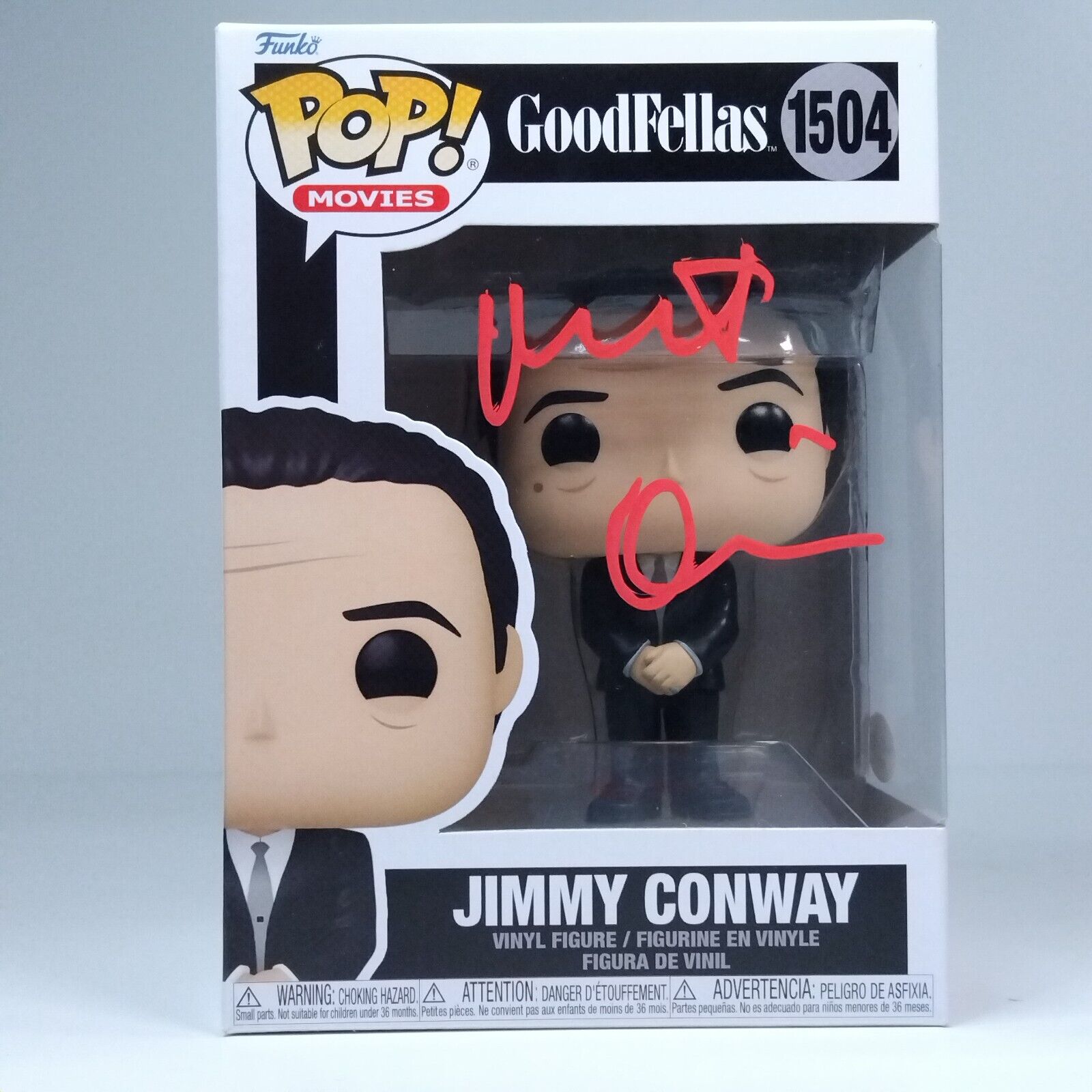 Funko Pop! Movies Goodfellas Jimmy Conway Signed Robert De Niro COA #1862