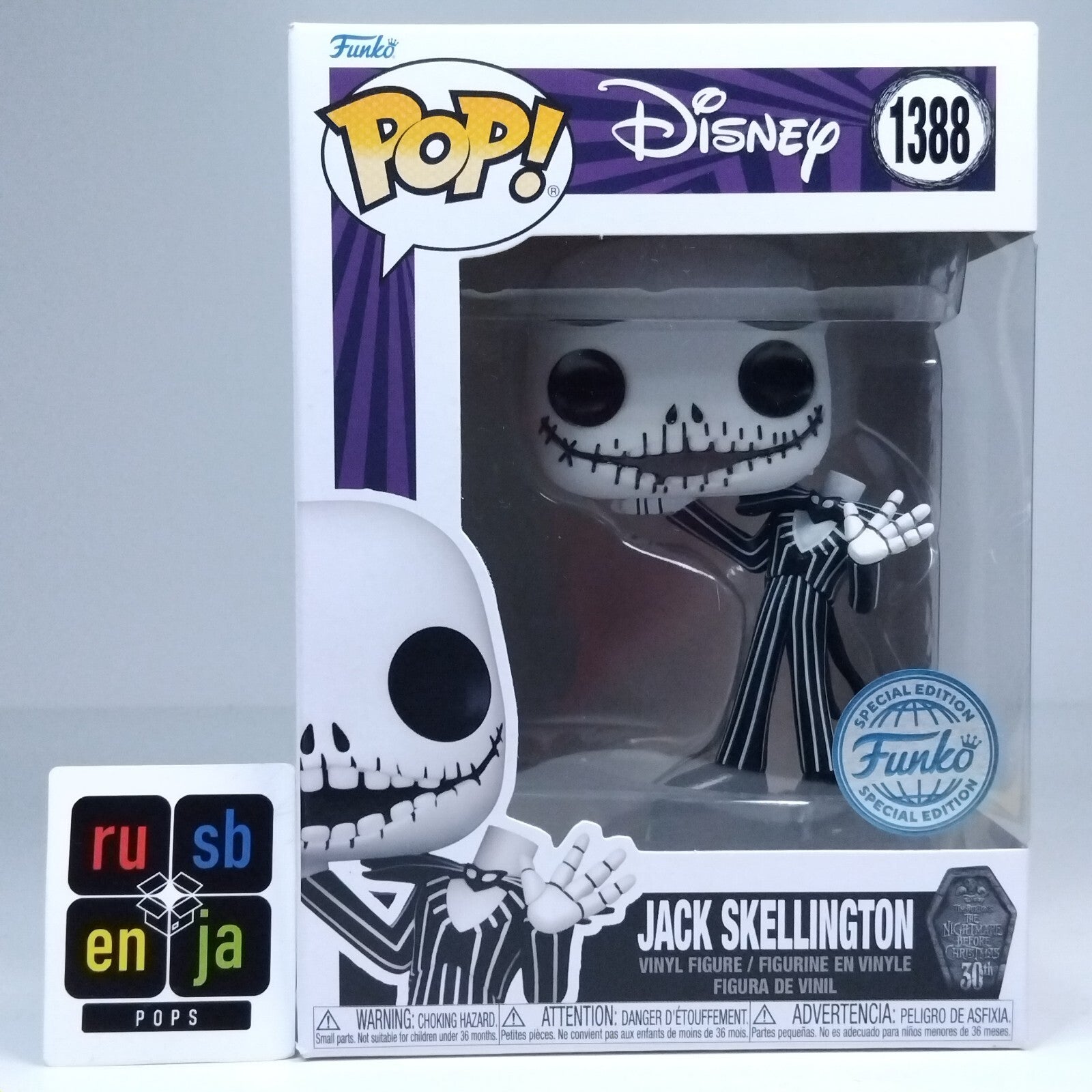 Funko Pop! Disney Nightmare Before Christmas Jack Skellington Special #1388