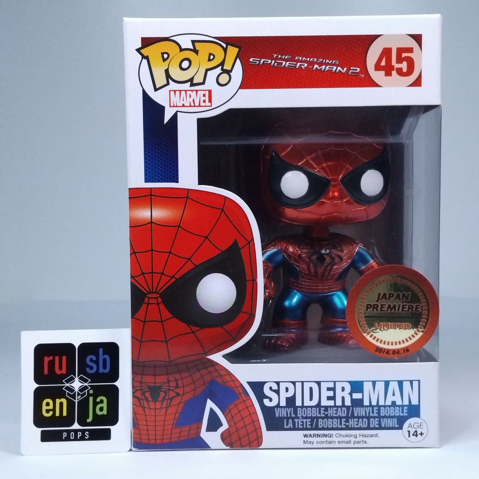 FUNKO POP！アメイジング・スパイダーマン２ジャパンプレミア限定品 限定品】FUNKO POP！アメイジング・スパイダーマン2ジャパン