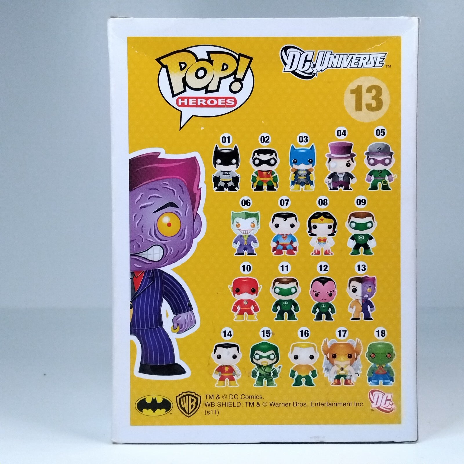 Funko Pop! DC Heroes Universe Batman Two-Face #13 BOX DAMAGE