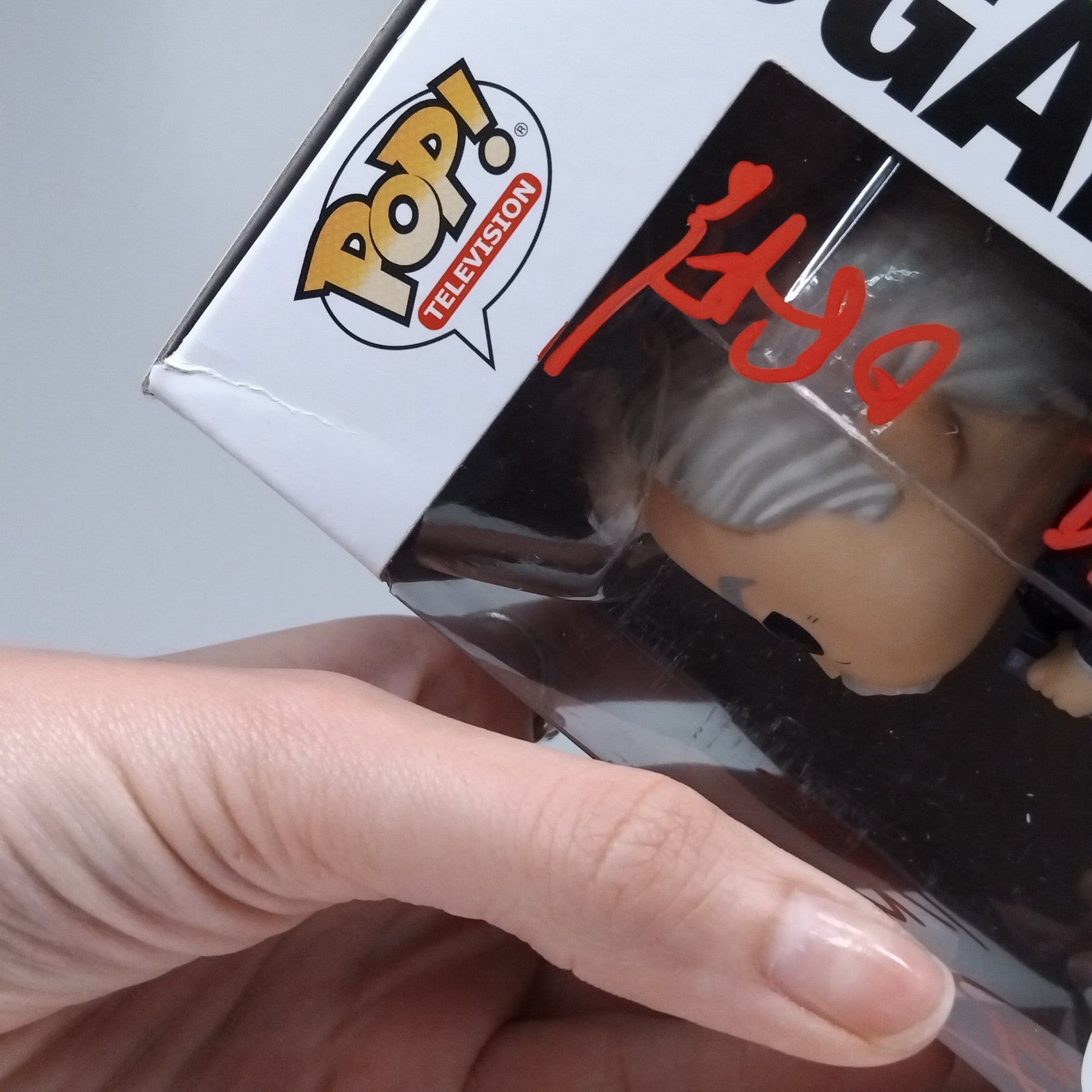 Funko Pop! TV Succession Logan Roy Signed & Quoted Brian Cox COA #1430