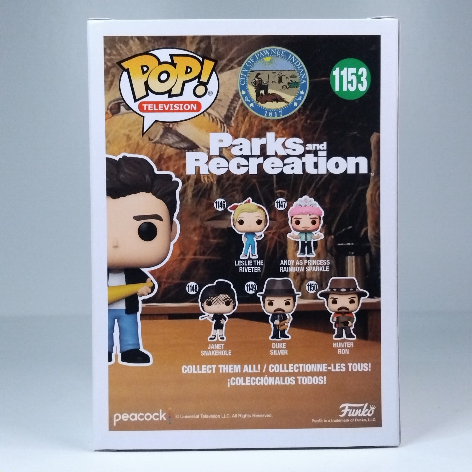Funko Pop! TV - Parks and Recreation Ben Wyatt Signed Adam Scott COA #1153 WS