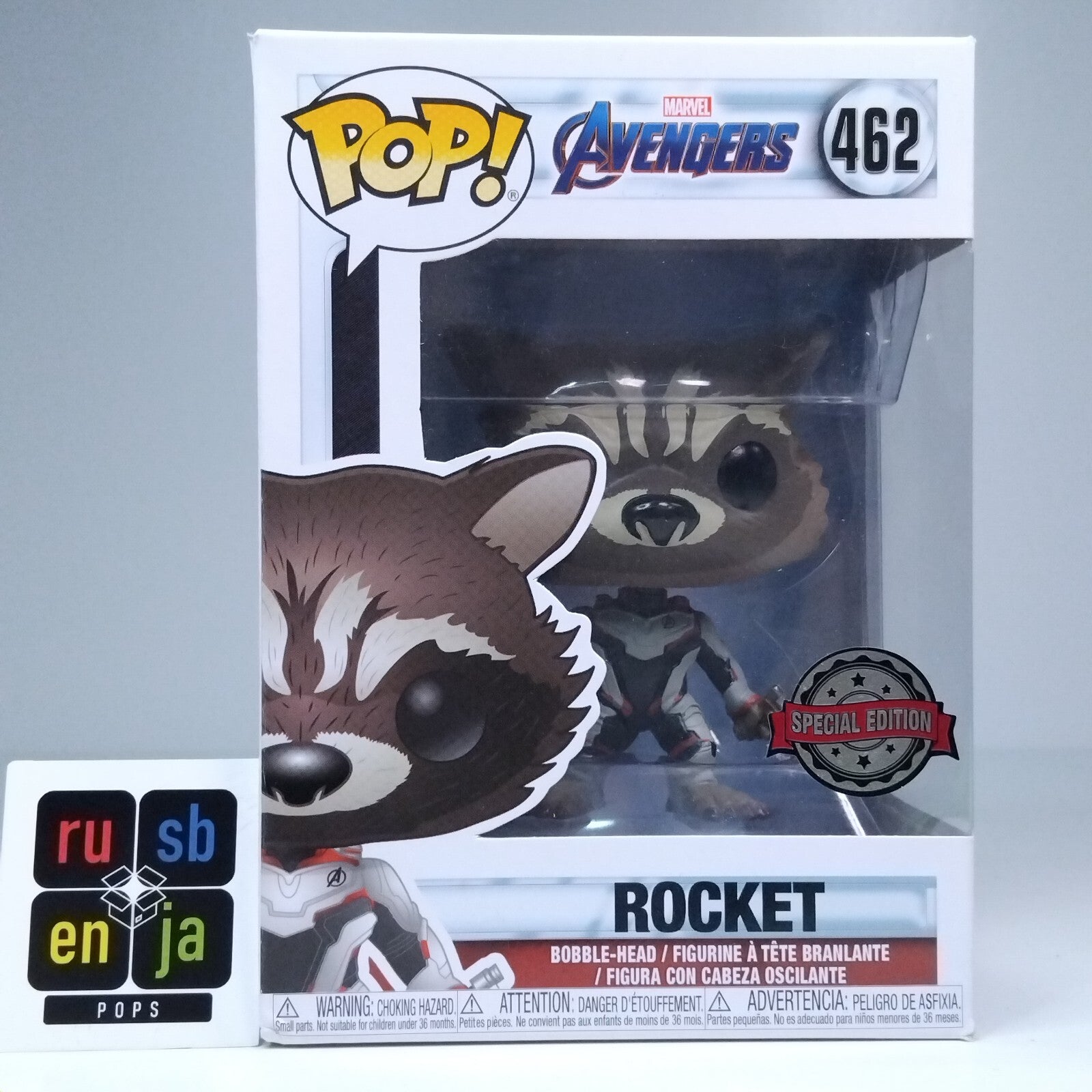 Funko Pop! Marvel Avengers Rocket Special Edition #462