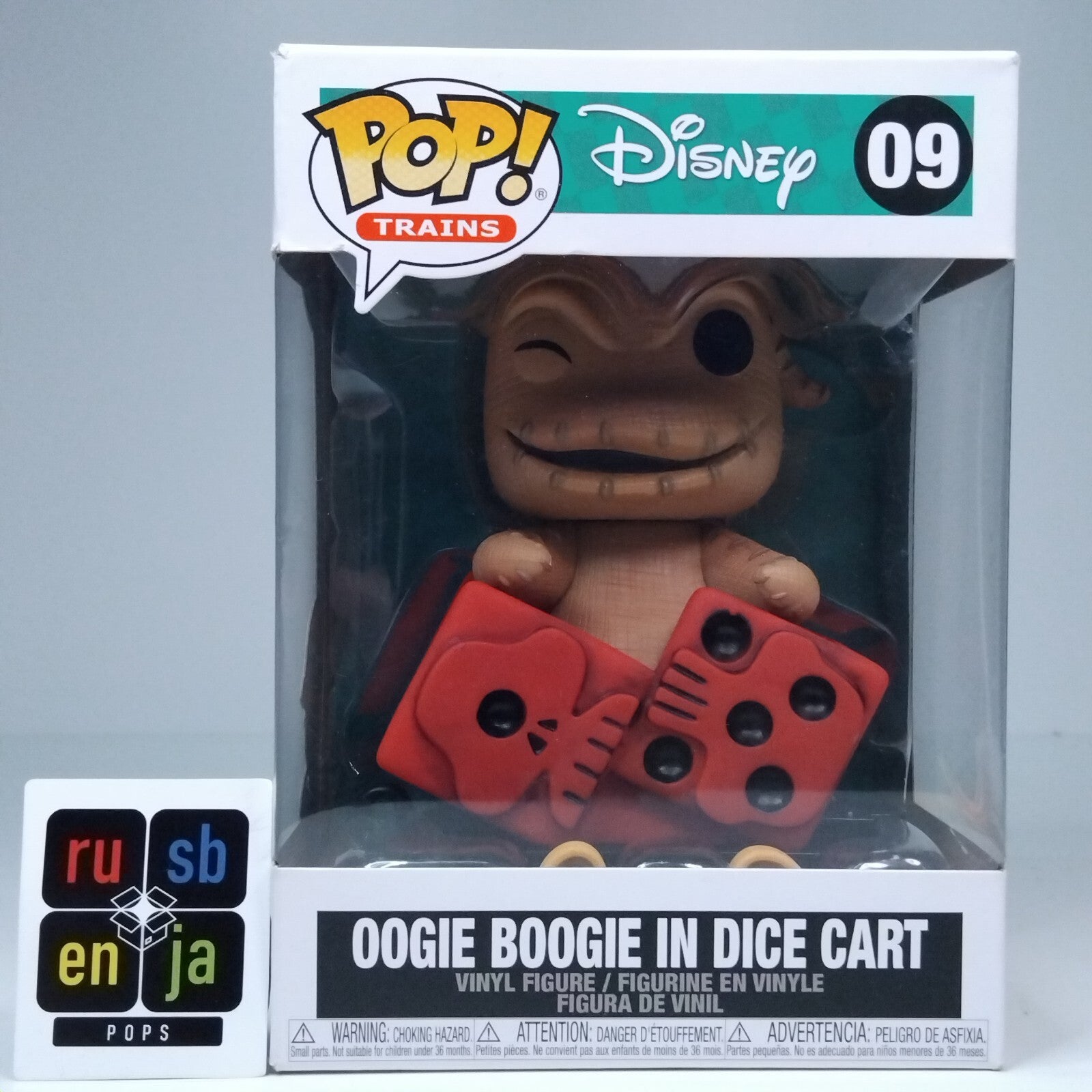 Funko Pop! Disney Trains Oogie Boogie In Dice Cart #09