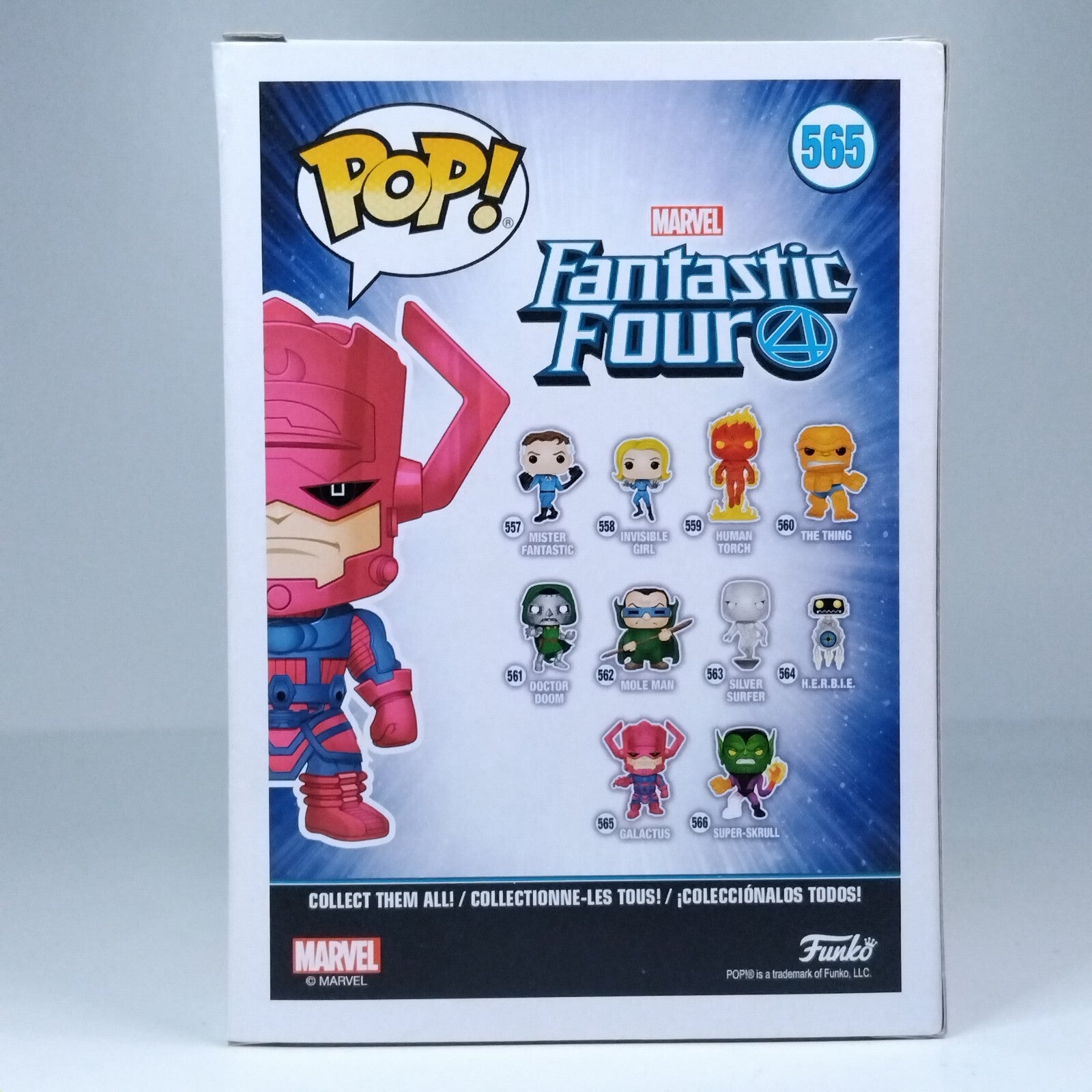 Funko Pop! Marvel Fantastic Four 4 Galactus Signed Ralph Ineson COA #565 WS