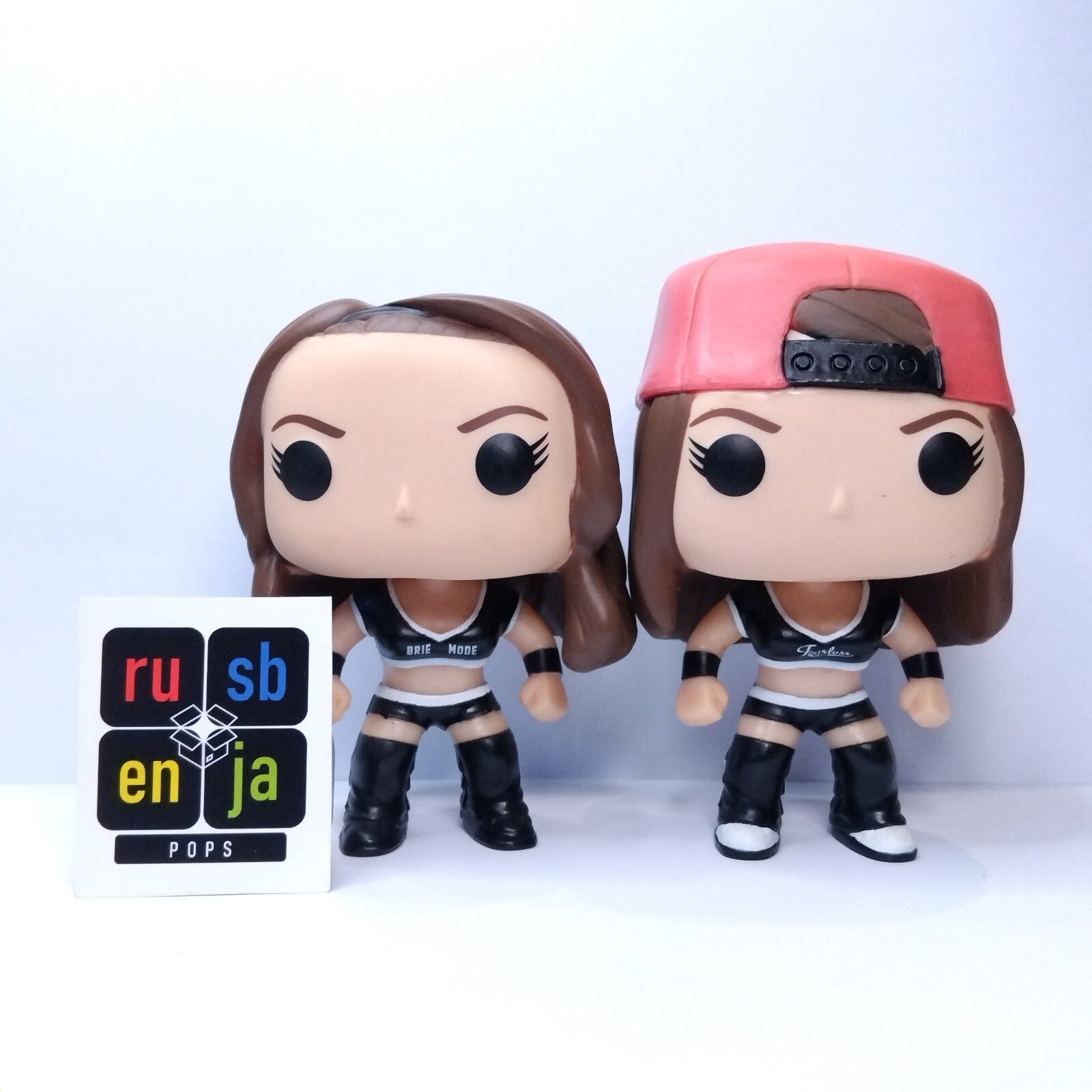 Funko Pop! WWE OOB Out of Box Brie & Nicki Bella Twins Black Outfits 2 Pack