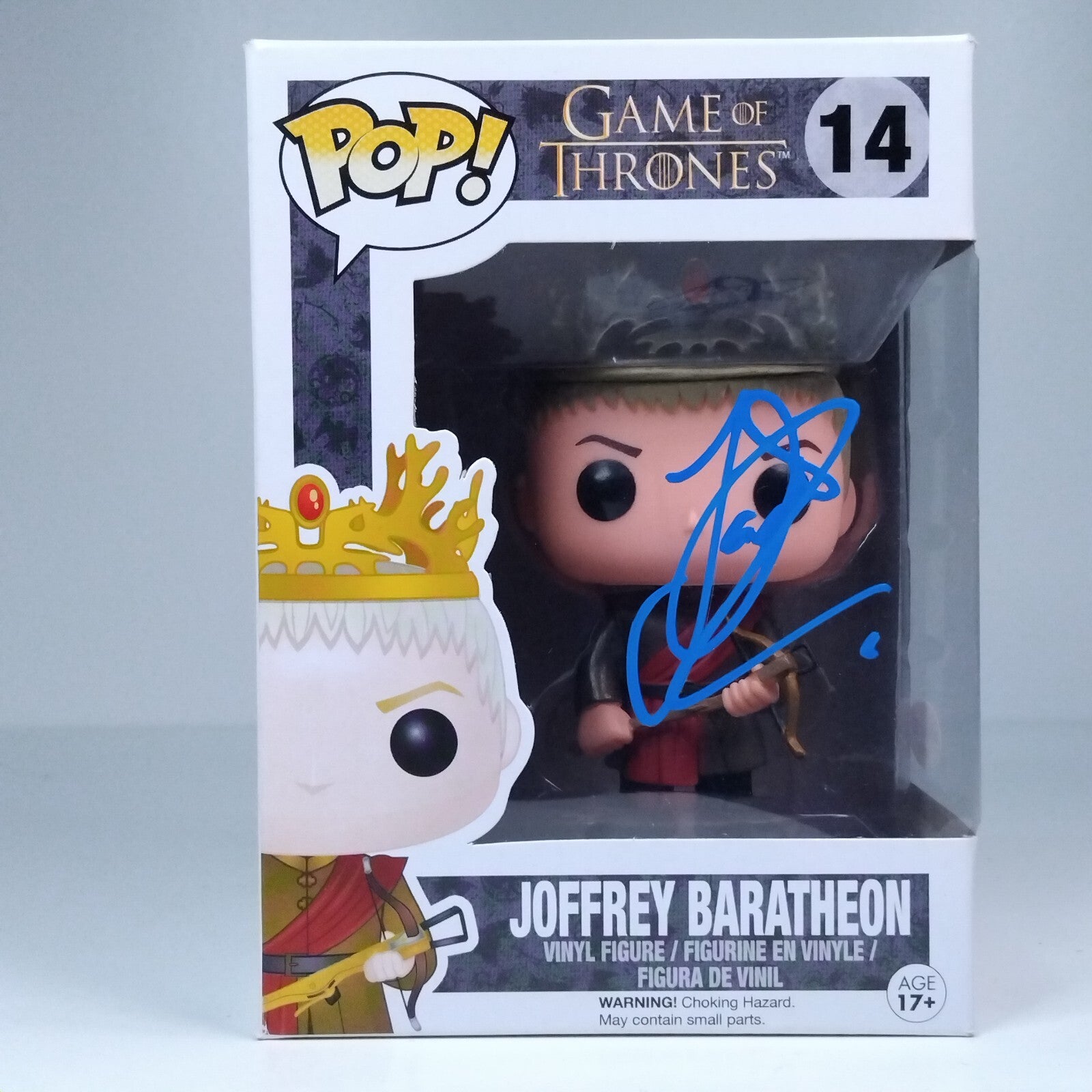 Funko Pop! TV Game of Thrones - Joffrey Baratheon Signed Jack Gleeson COA #14 WS