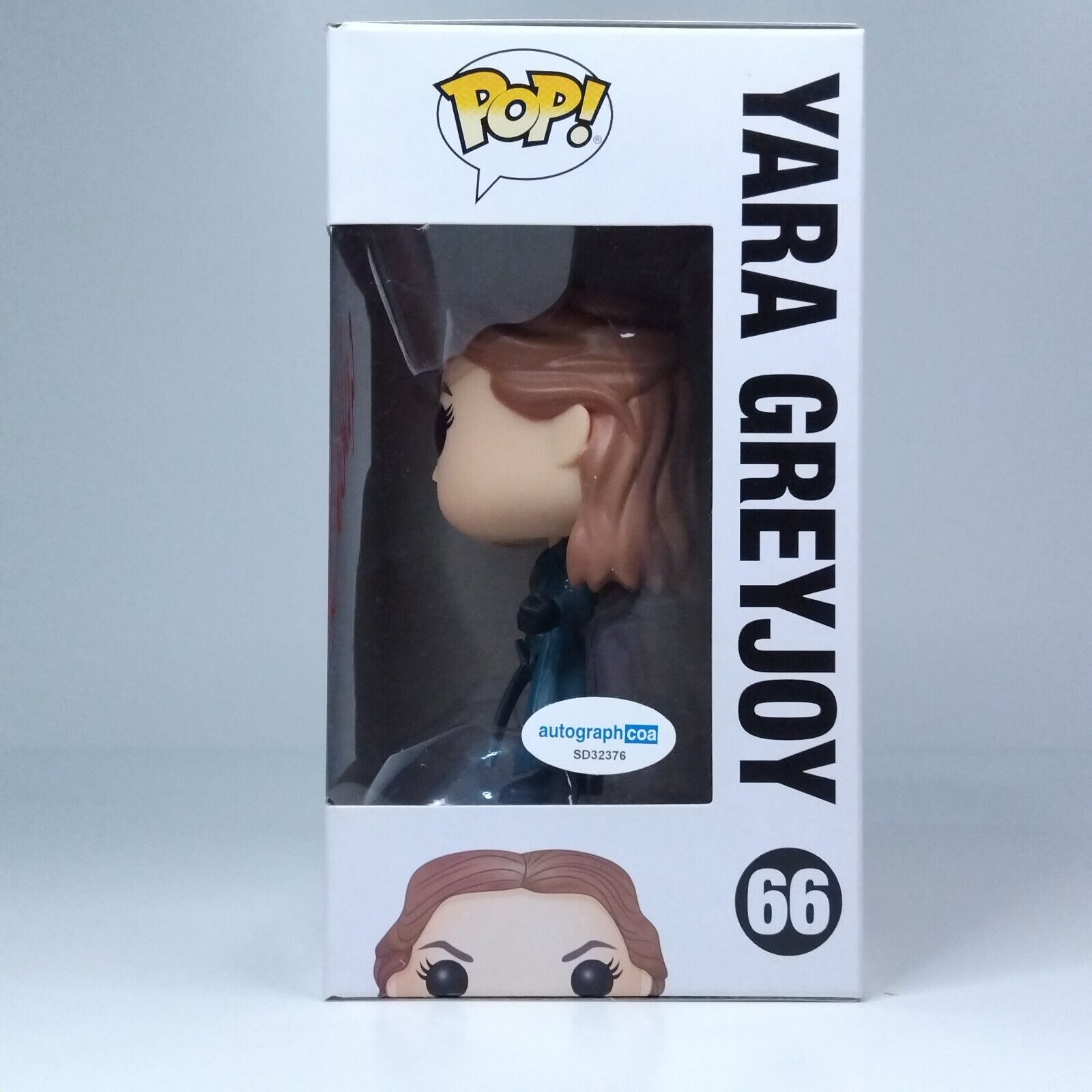 Funko Pop! TV Game of Thrones Yara Greyjoy Signed Gemma Whelan COA #66 WS