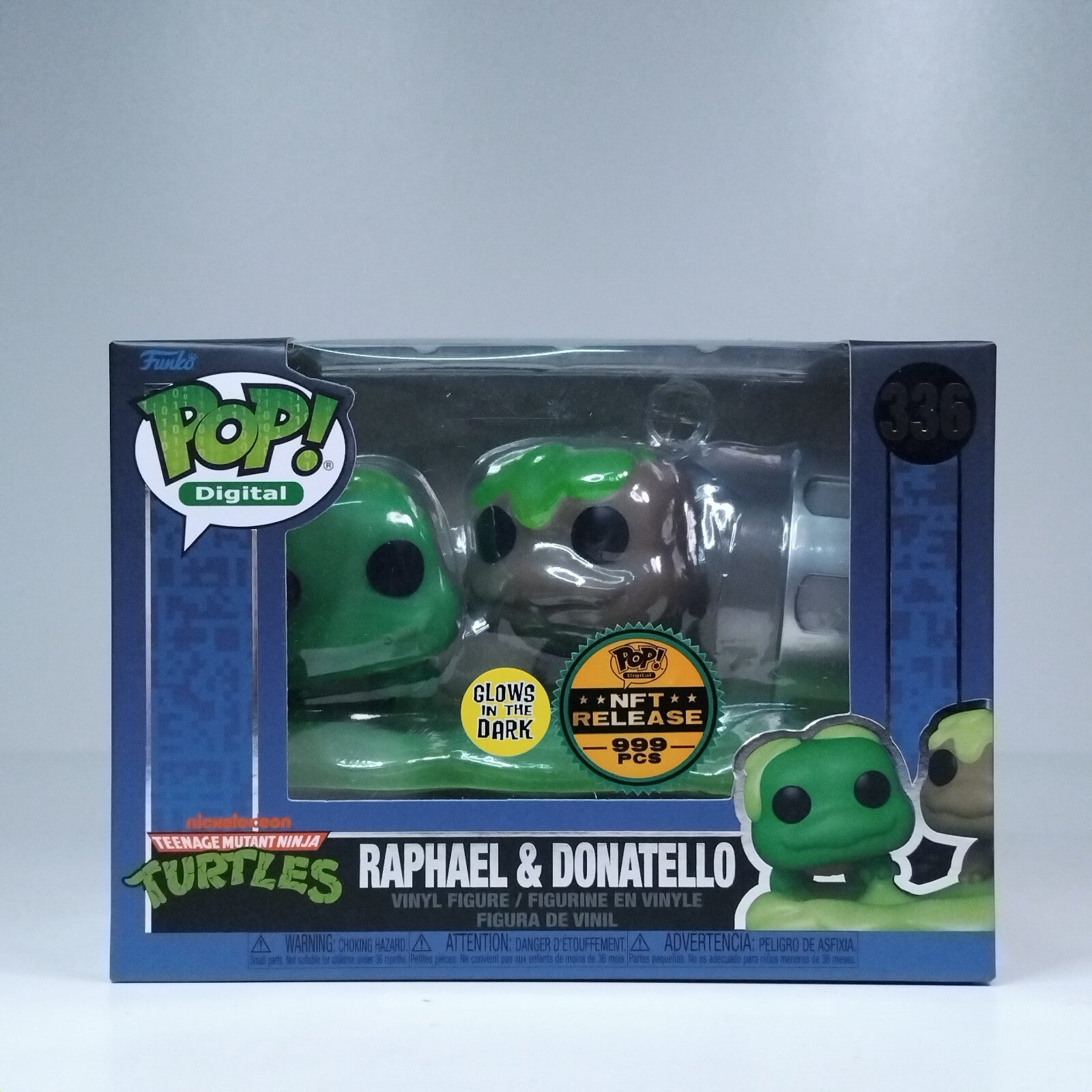 Funko Pop! Digital Teenage Mutant Ninja Turtles Raphael & Donatello 999 Pcs #336