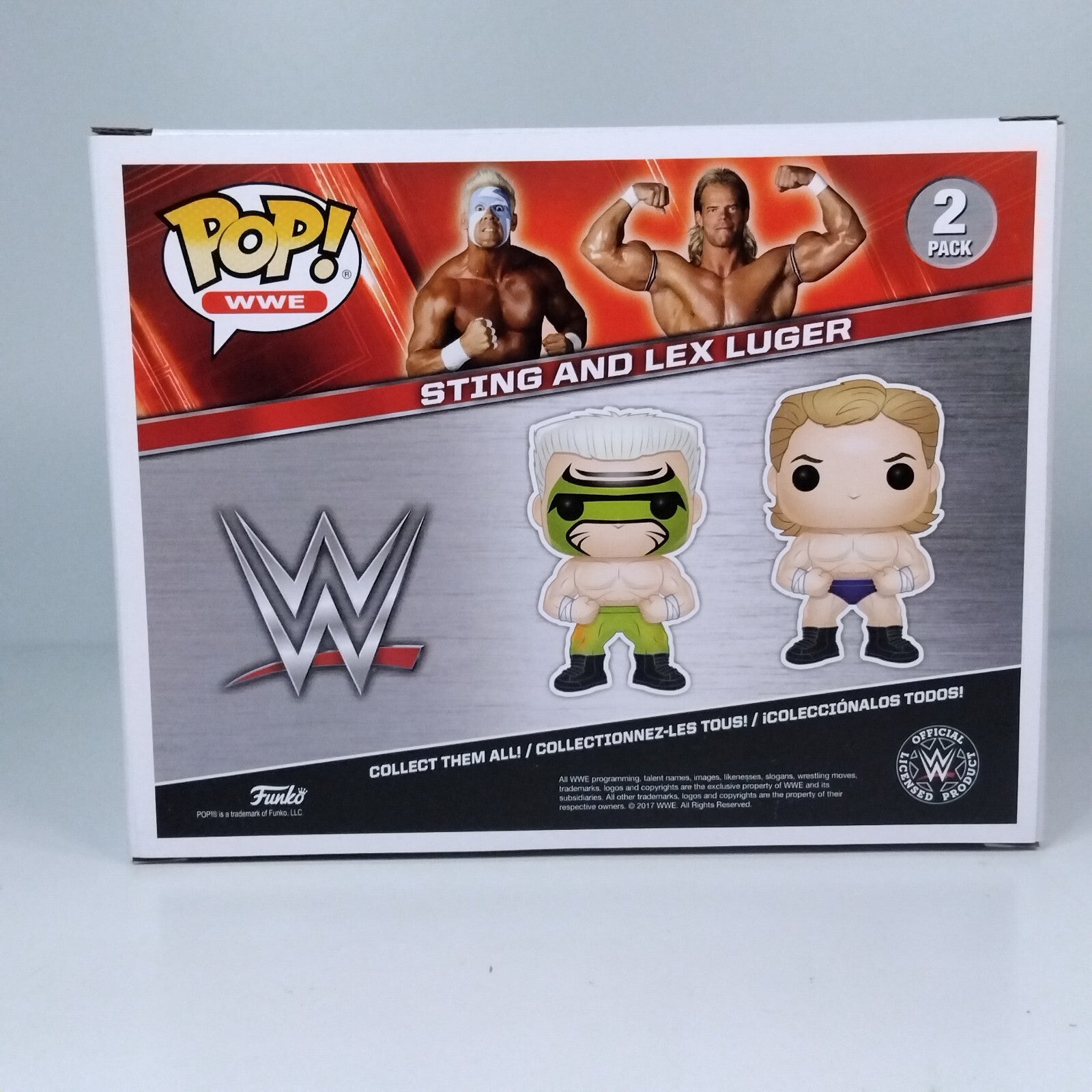 Funko Pop! WWE Sting and Lex Luger Signed 7BAP w/COA 2 Pack