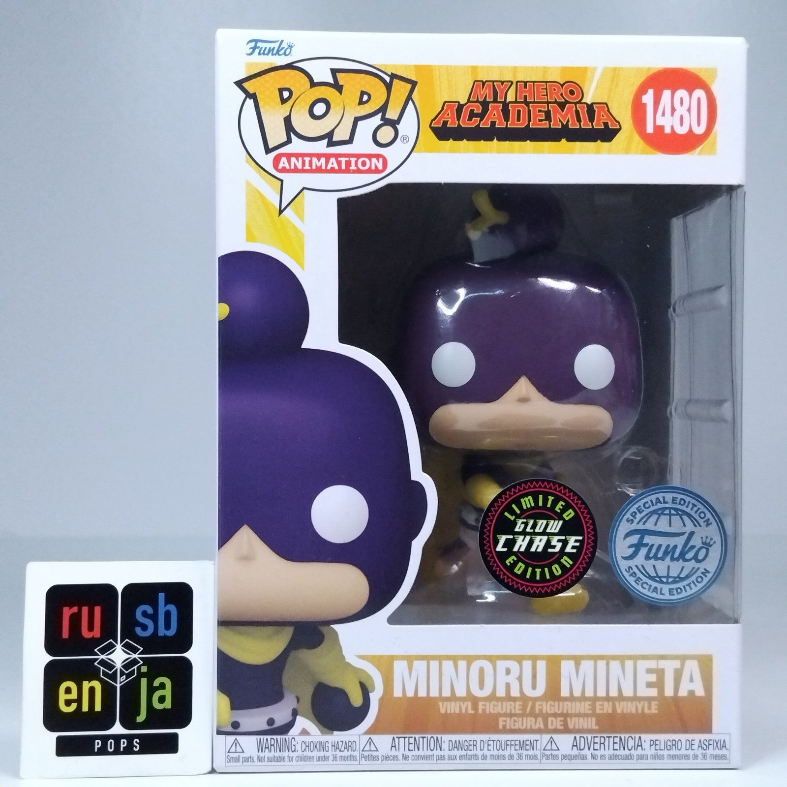 Funko Pop! Anime MHA My Hero Academia Minoru Mineta Glow Chase Edition #1480