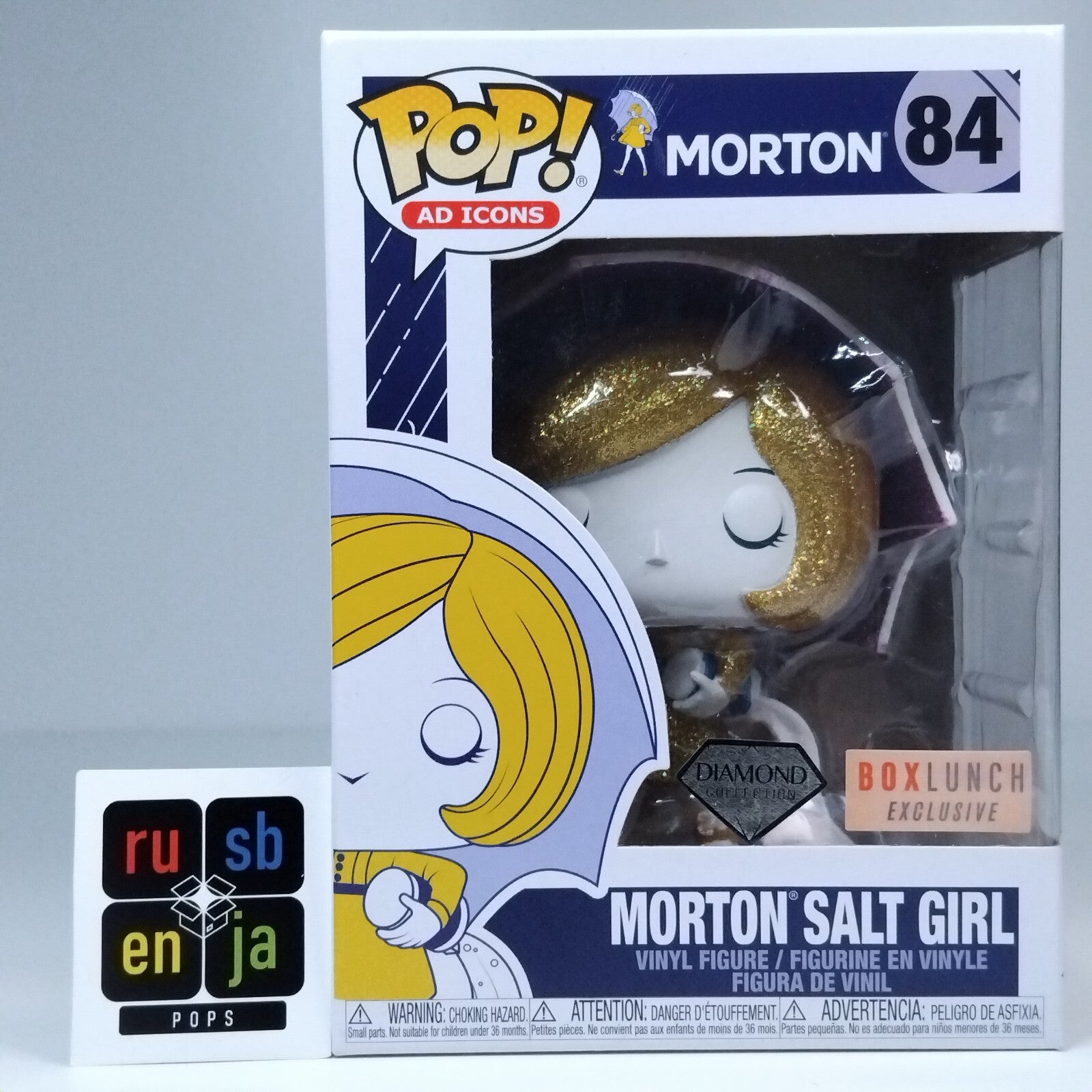 Funko Pop! Ad Icons Morton Salt Girl Diamond Boxlunch Exclusive #84