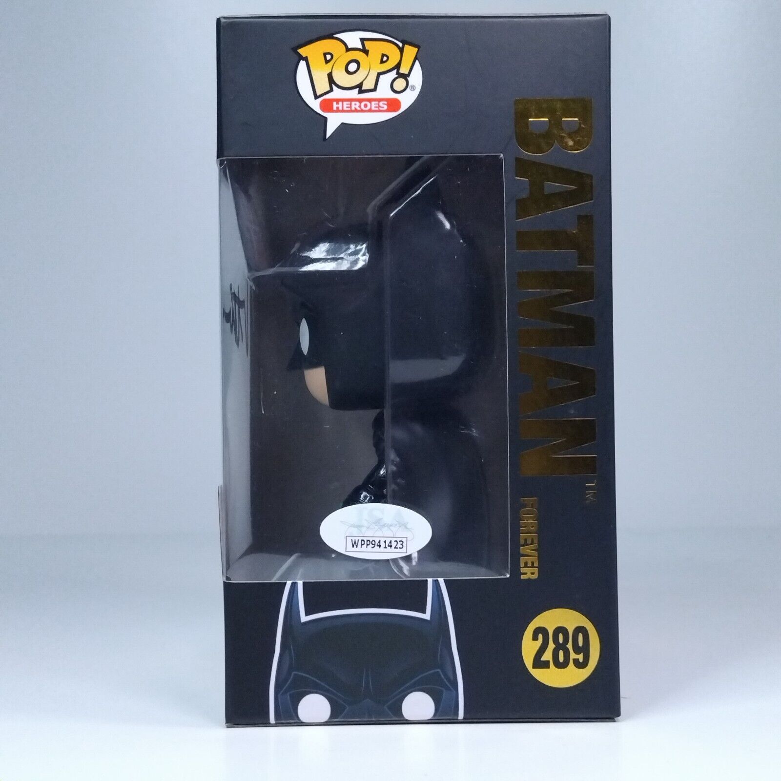 Funko Pop! DC Heroes Batman Signed Val Kilmer COA #289