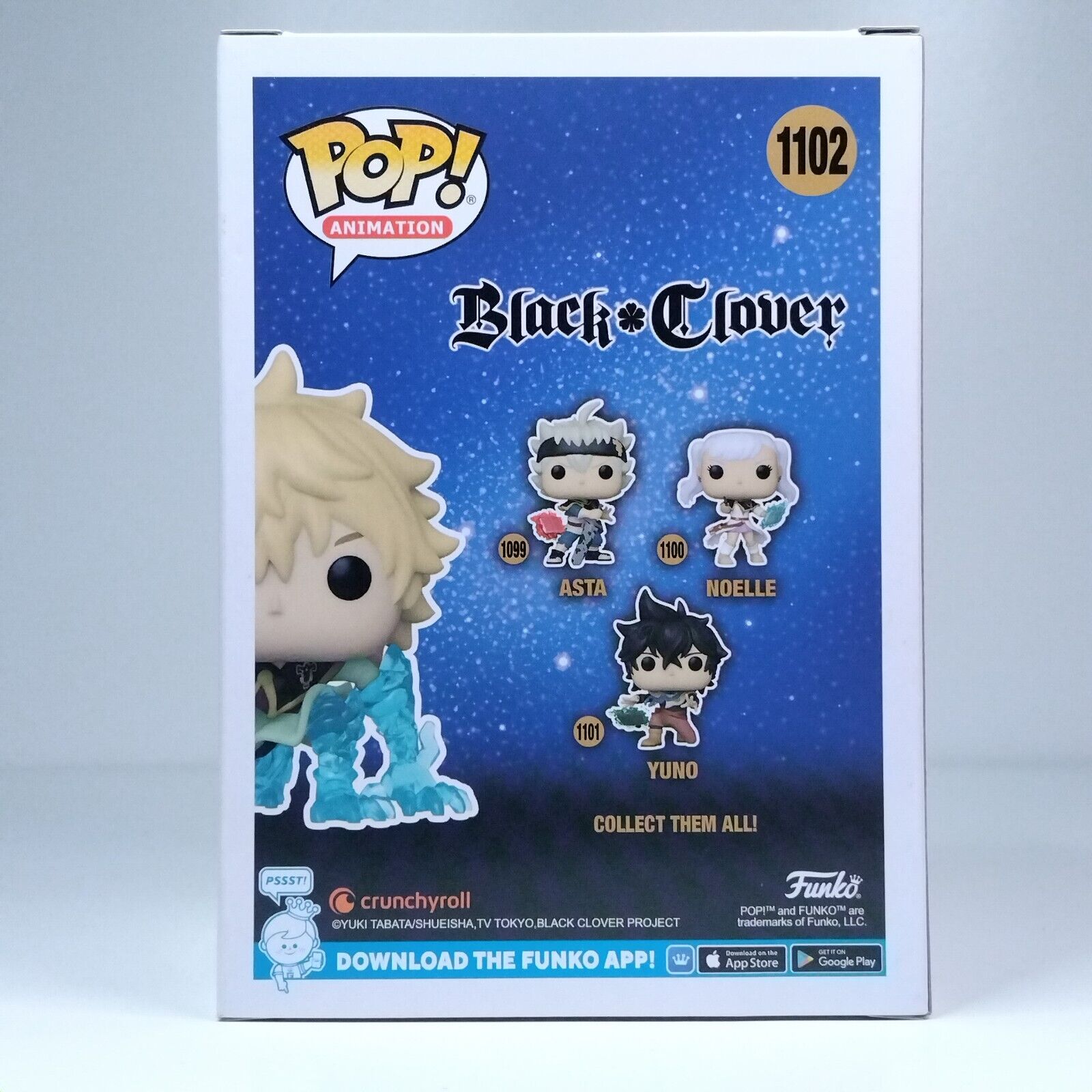 Funko Pop! Anime Black Clover Luck Voltia Glow Chase Special Edition #1102