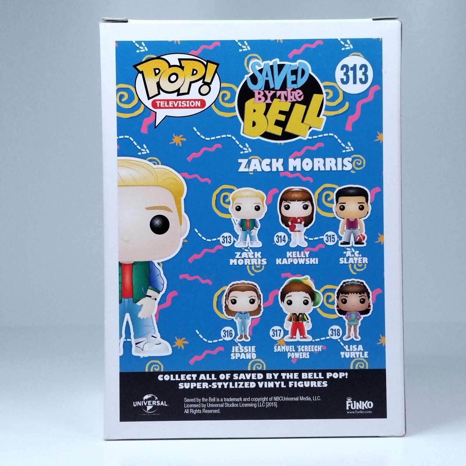 Funko Pop! TV Saved By the Bell Zack Morris Signed Mark-Paul Gosselaar COA #313