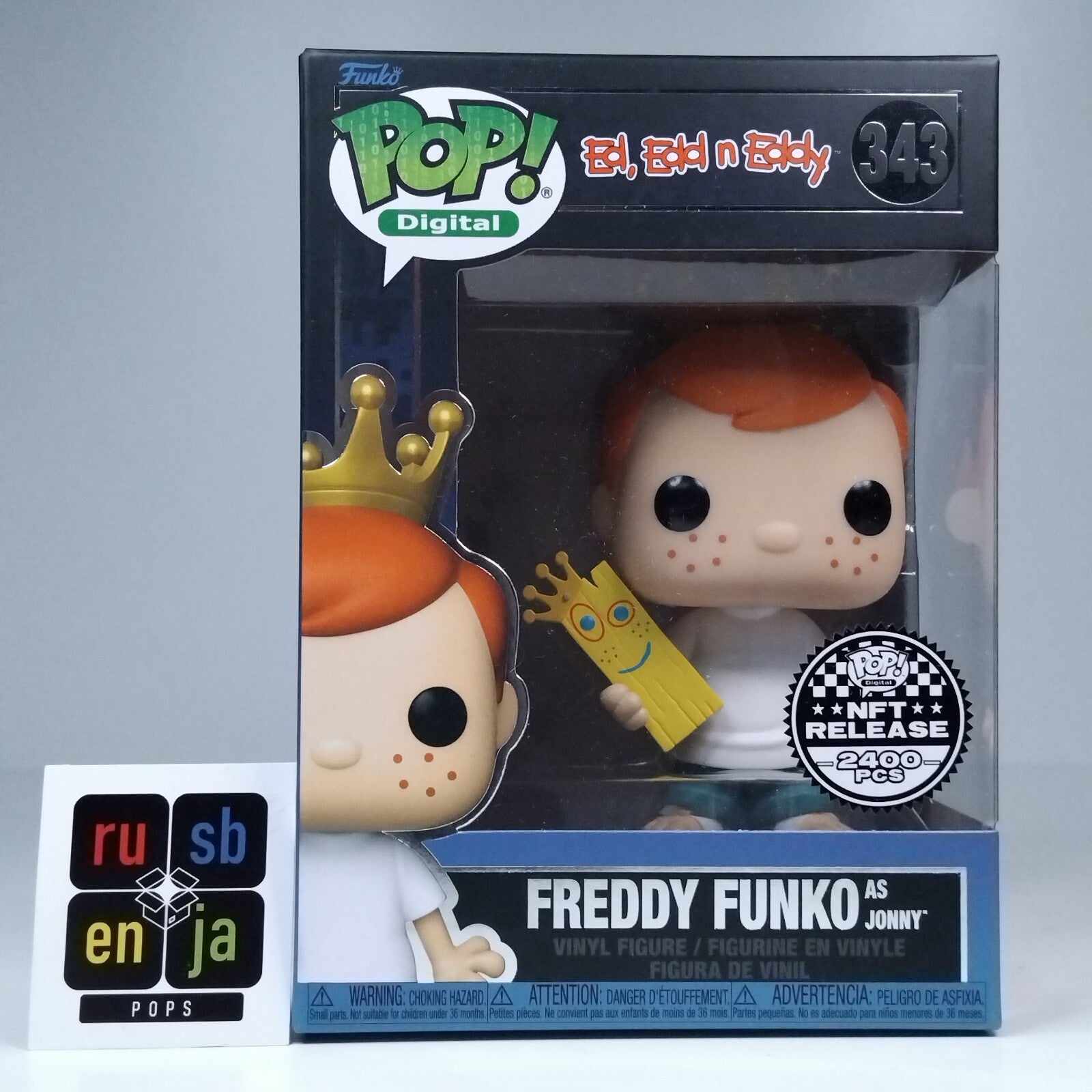 Funko Pop! Digital Ed Edd n Eddy Freddy Funko as Jonny 2,400 Pcs #343