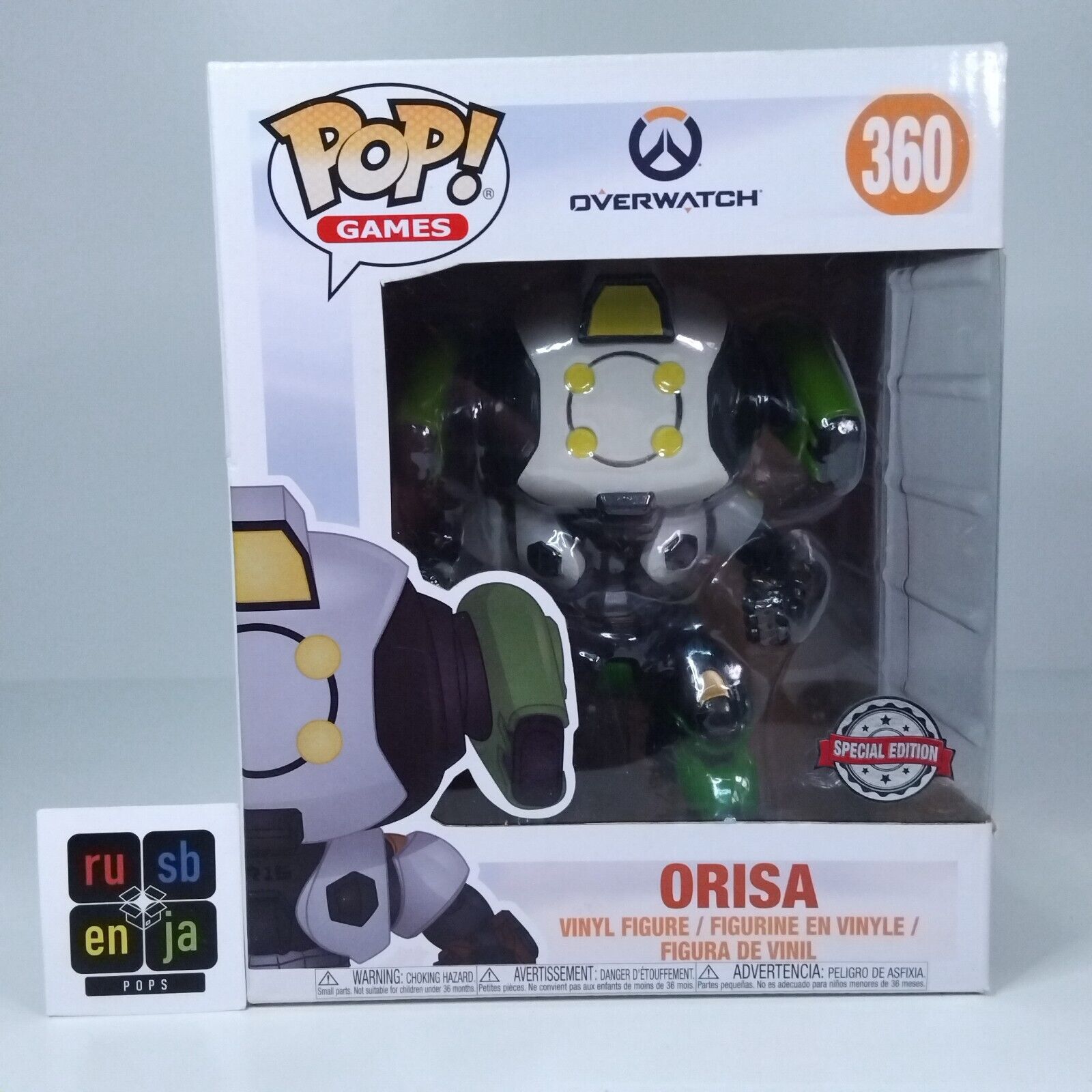 Funko Pop! Games Overwatch Orisa 6" Inch Special Edition #360