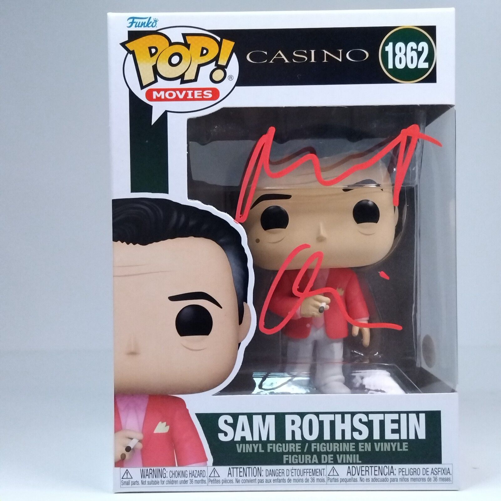 Funko Pop! Movies Casino Sam Rothstein Signed Robert De Niro COA #1862