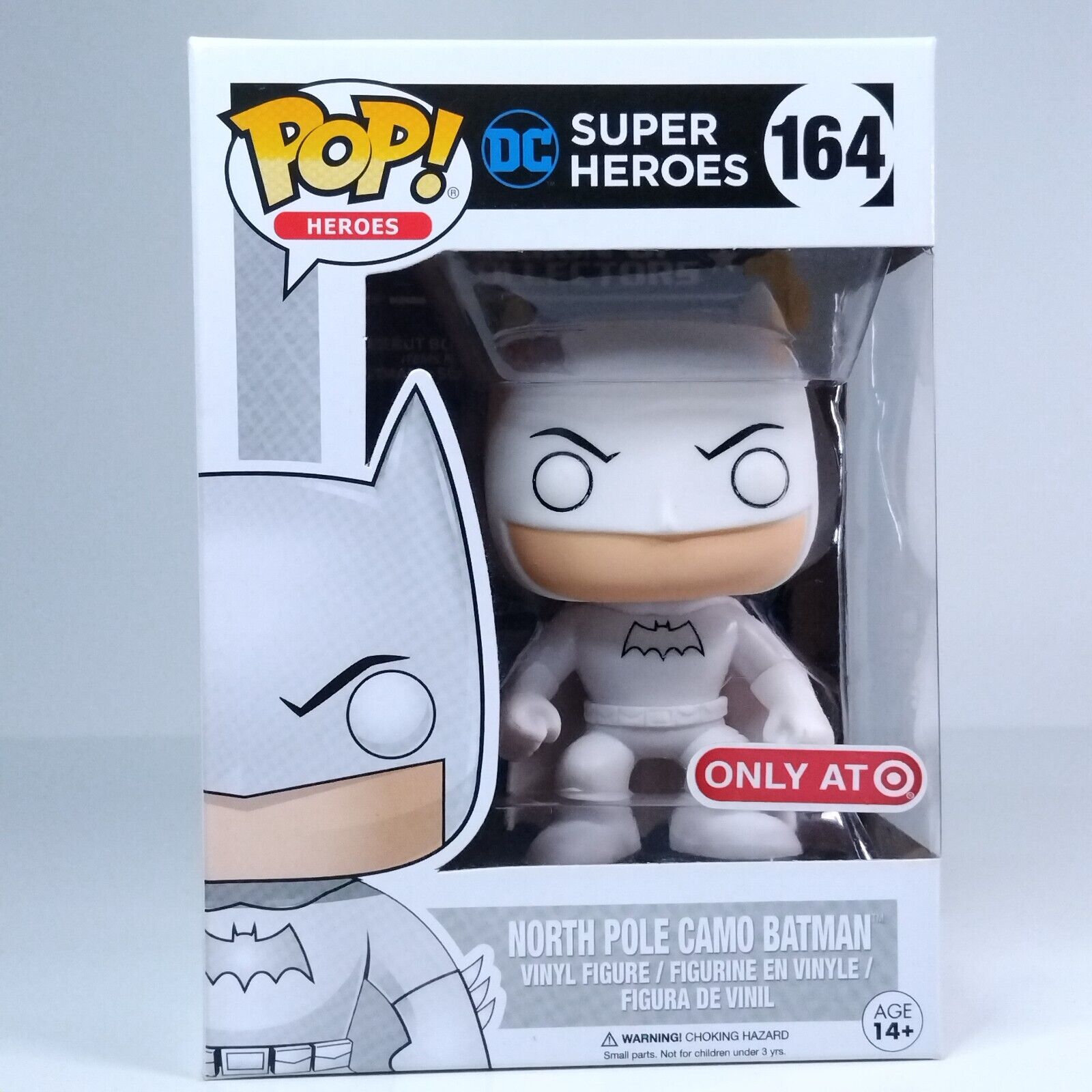 Funko Pop! DC Heroes North Pole Camo Batman Target Exclusive #164