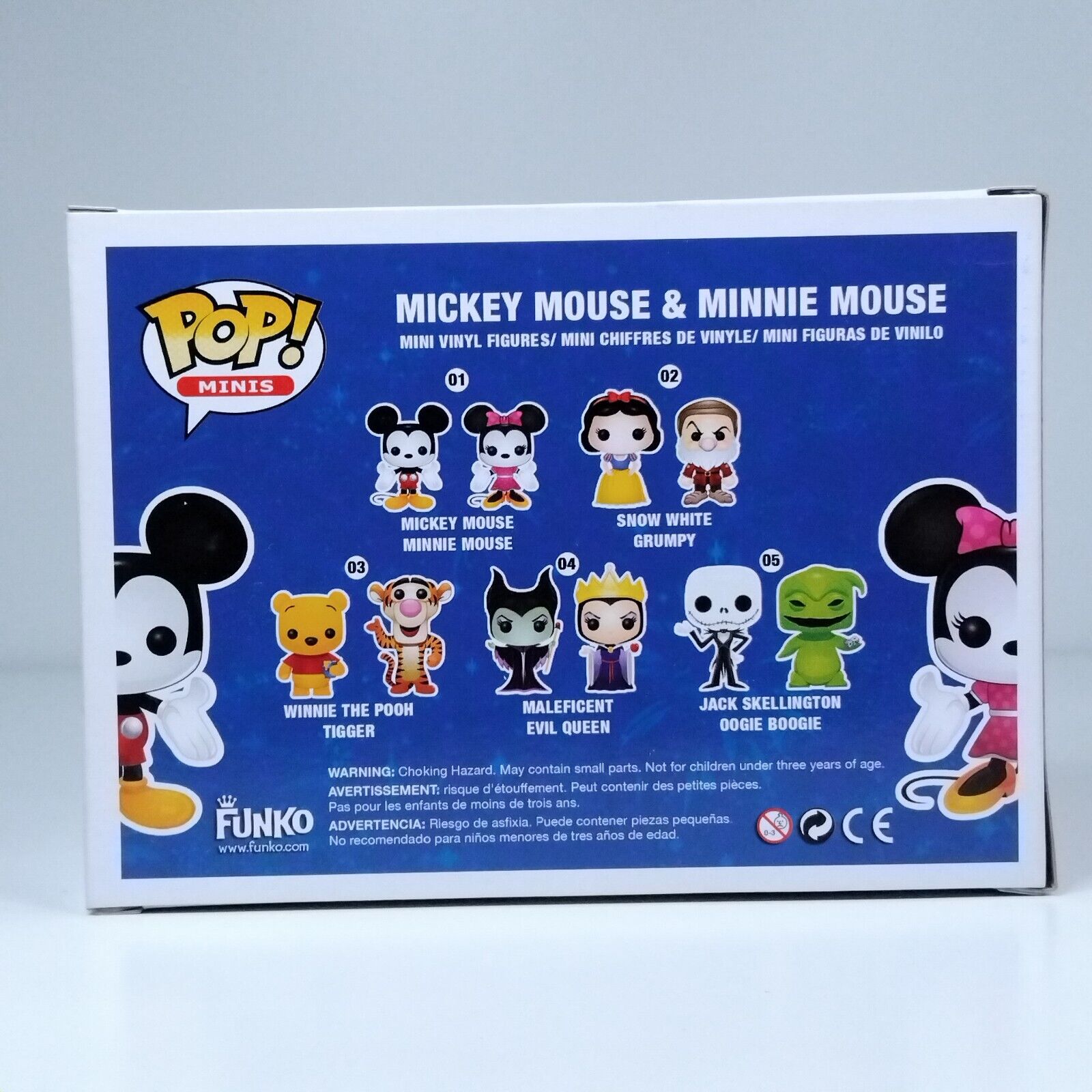 Funko Pop! Minis Disney Mickey Mouse & Minnie Mouse 2 Pack #01