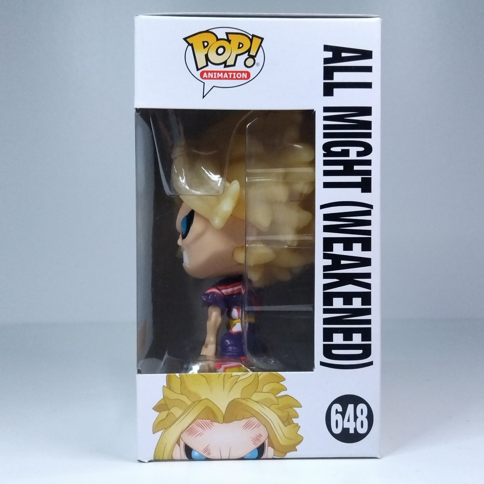 Funko Pop! Anime MHA My Hero Academia All Might Weakened Boxlunch Glows #648